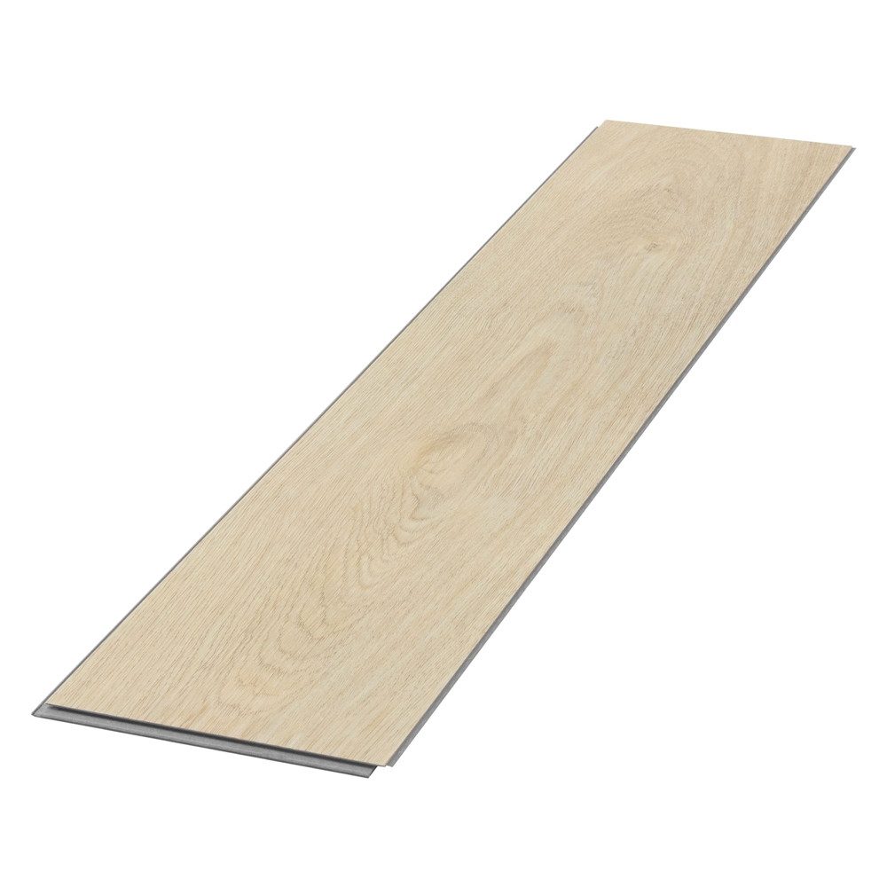 ML-DESIGN Vinylboden PVC Vinyl Bodenbelag Fischgrät Klick-Vinyl Fußbodenbelag in Holzoptik, 1 Stück Muster Fischgrät Eiche natur ca. 20 cm