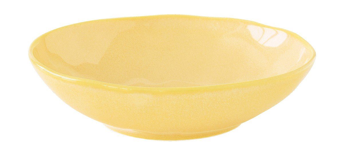 Porzellan Suppenteller easylife H:5cm Gelb Interiors, D:19cm