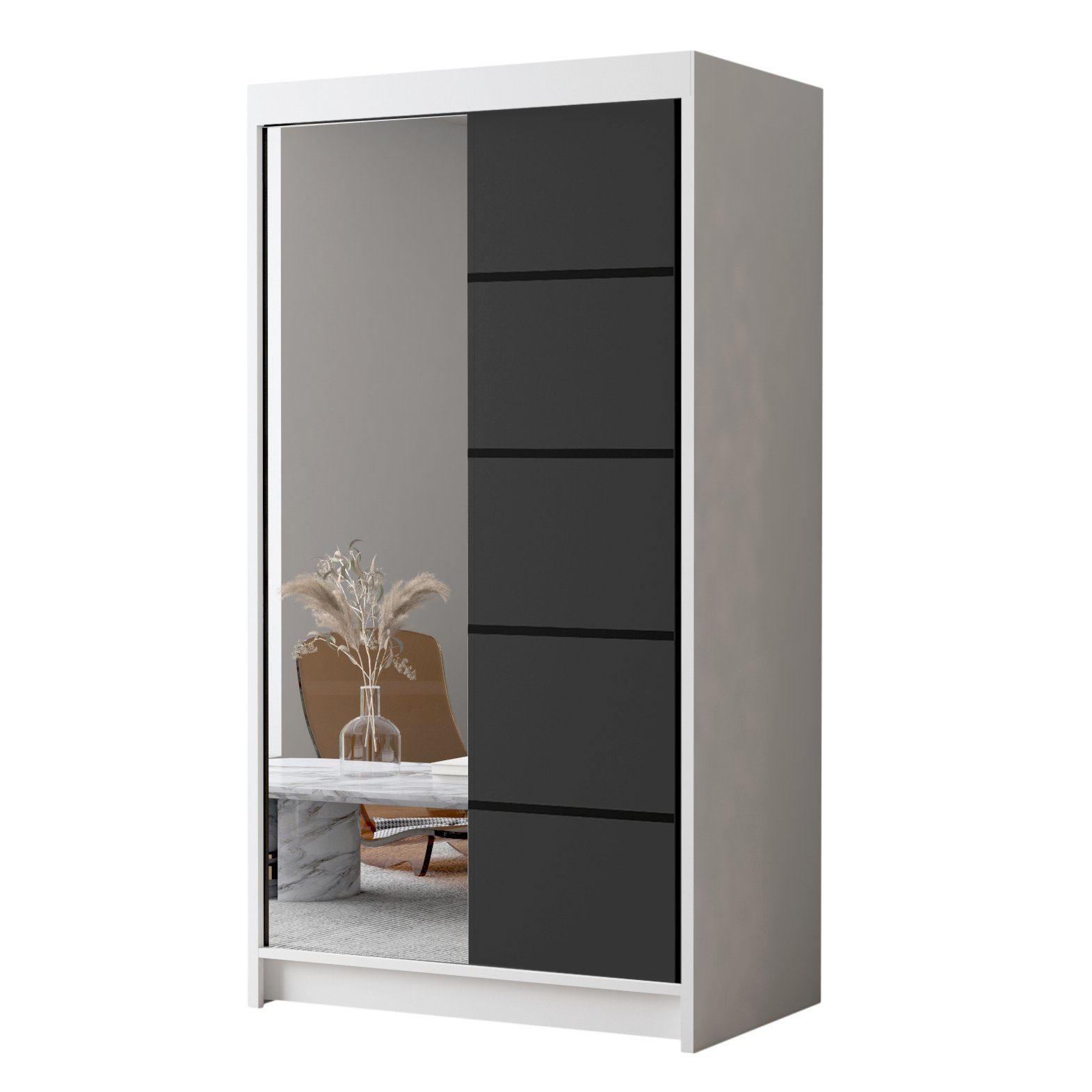 Sofnet Kleiderschrank Letto III (mit Spiegel, günstig online kaufen
