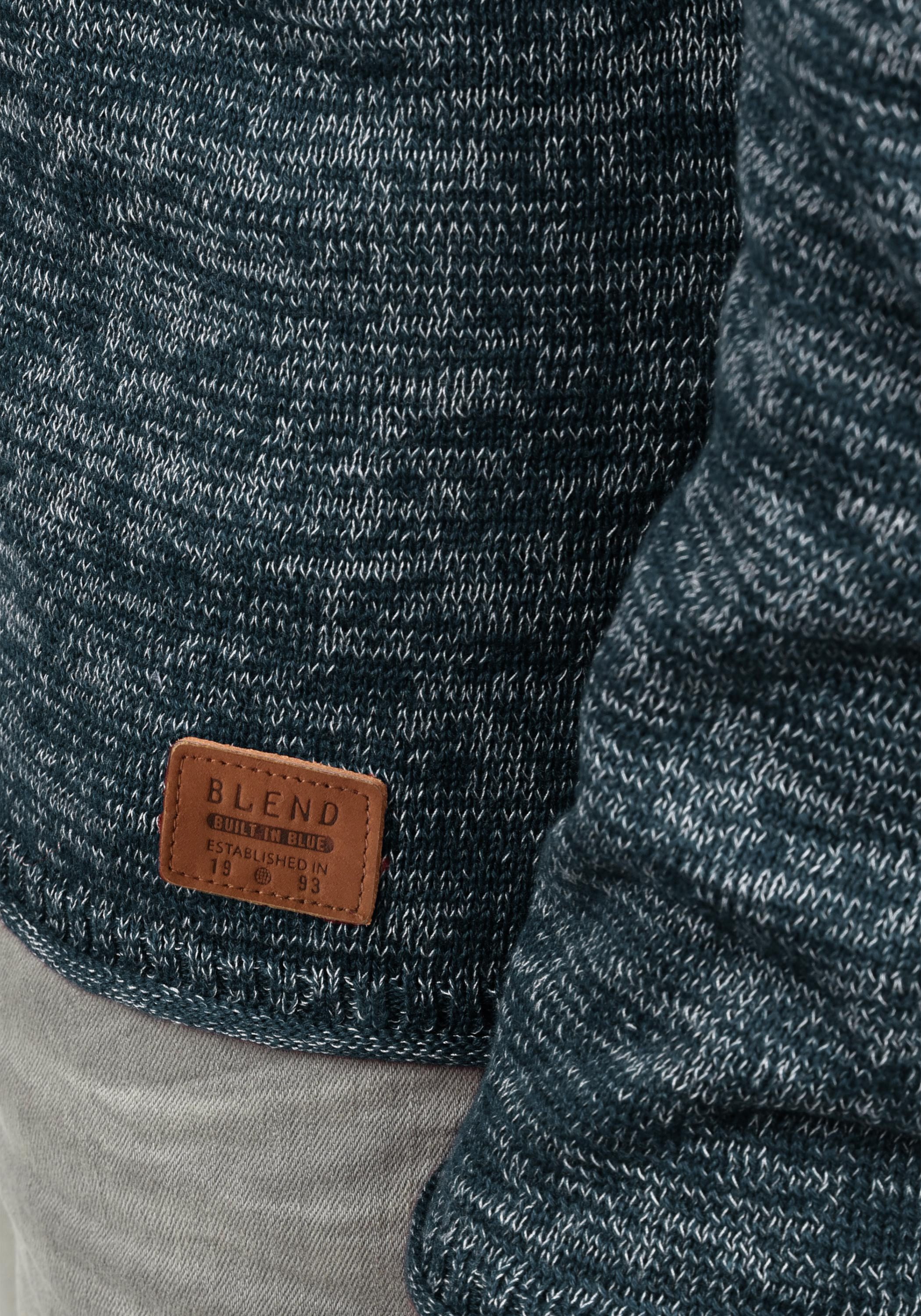 Blend Strickpullover BHDan Stilvoller Strickpullover mit aufgerollten Säumen