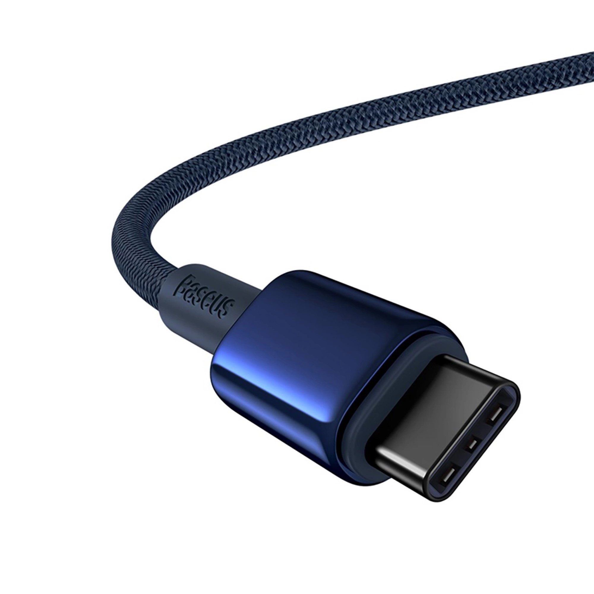 Baseus Kabel mit USB-C/USB-C-Anschlüssen 100W zum Laden und Datenübertagen Smartphone-Kabel, (100 cm)