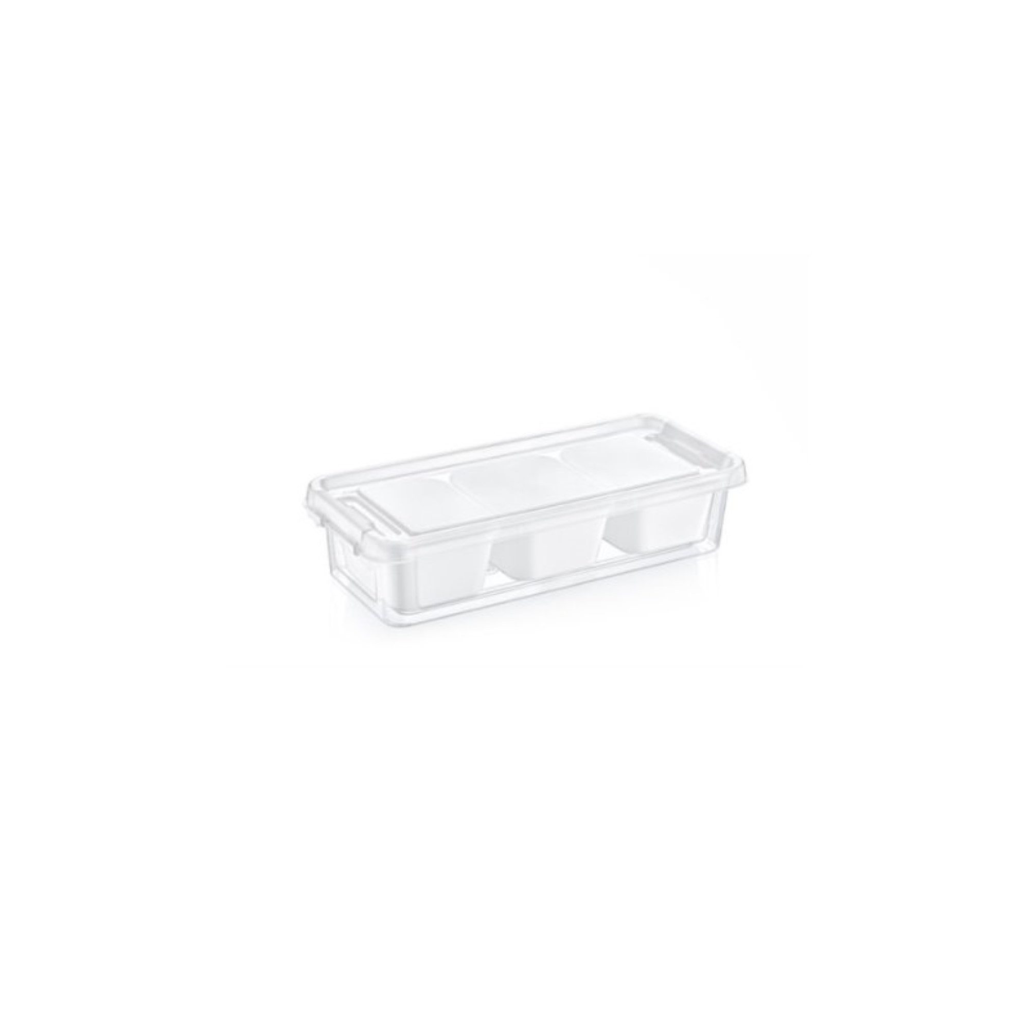 B-Home Aufbewahrungsbox Vorratsbox mit Innenschalen (1,2 Liter) (1 St)