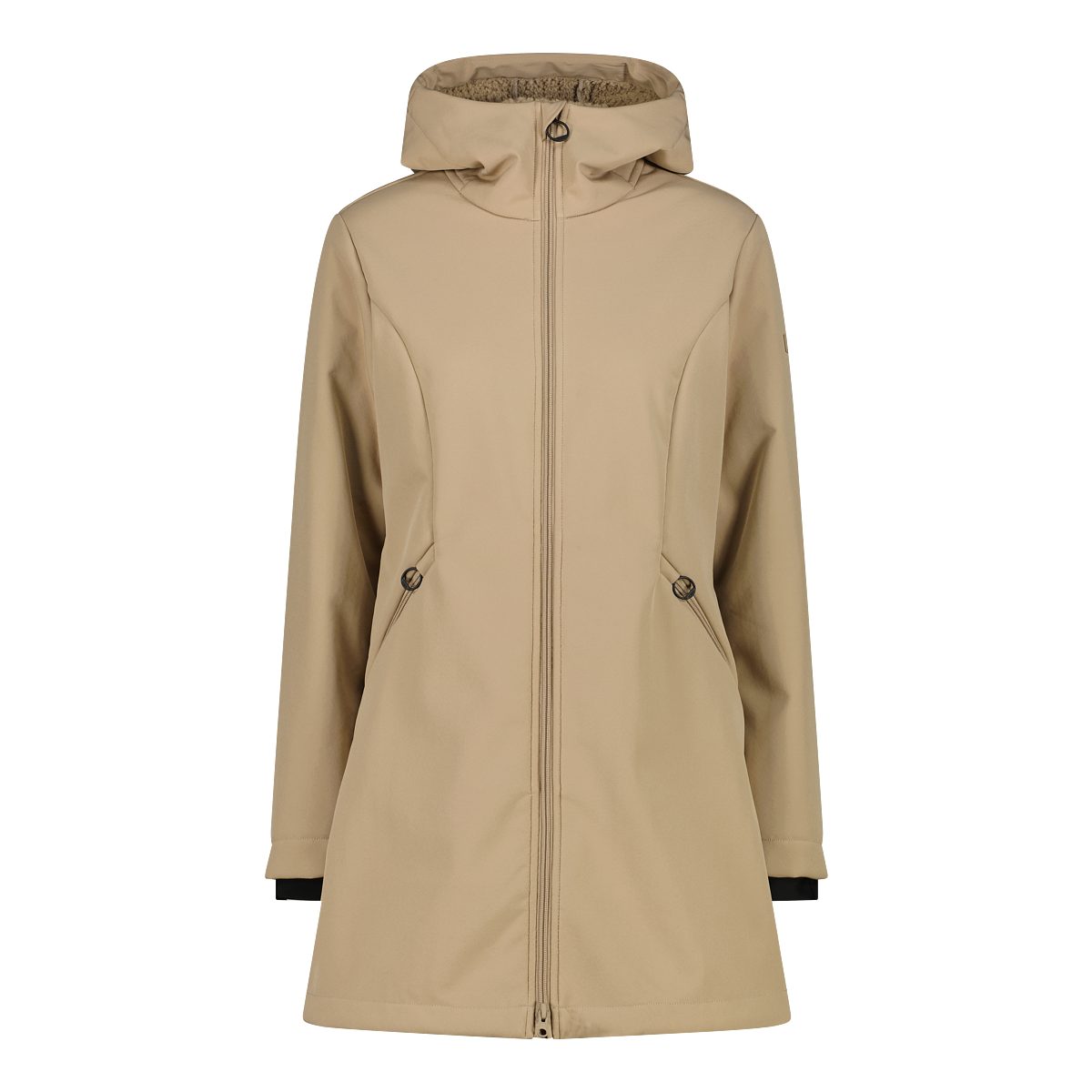 Trekkingjacke WOMAN PARKA FIX HOOD COOKIE