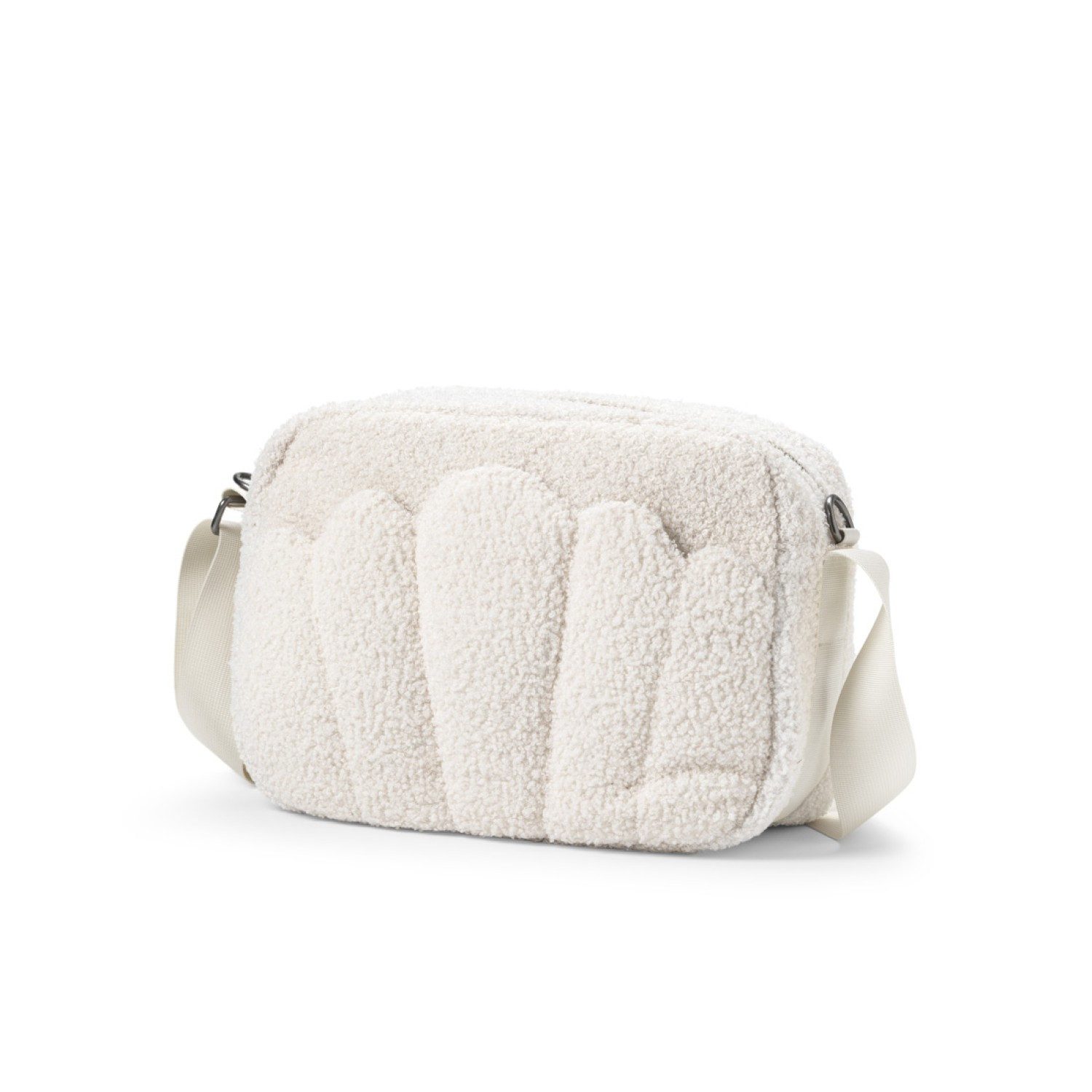 Elodie Wickeltasche Wickeltasche Crossbody - White Bouclé