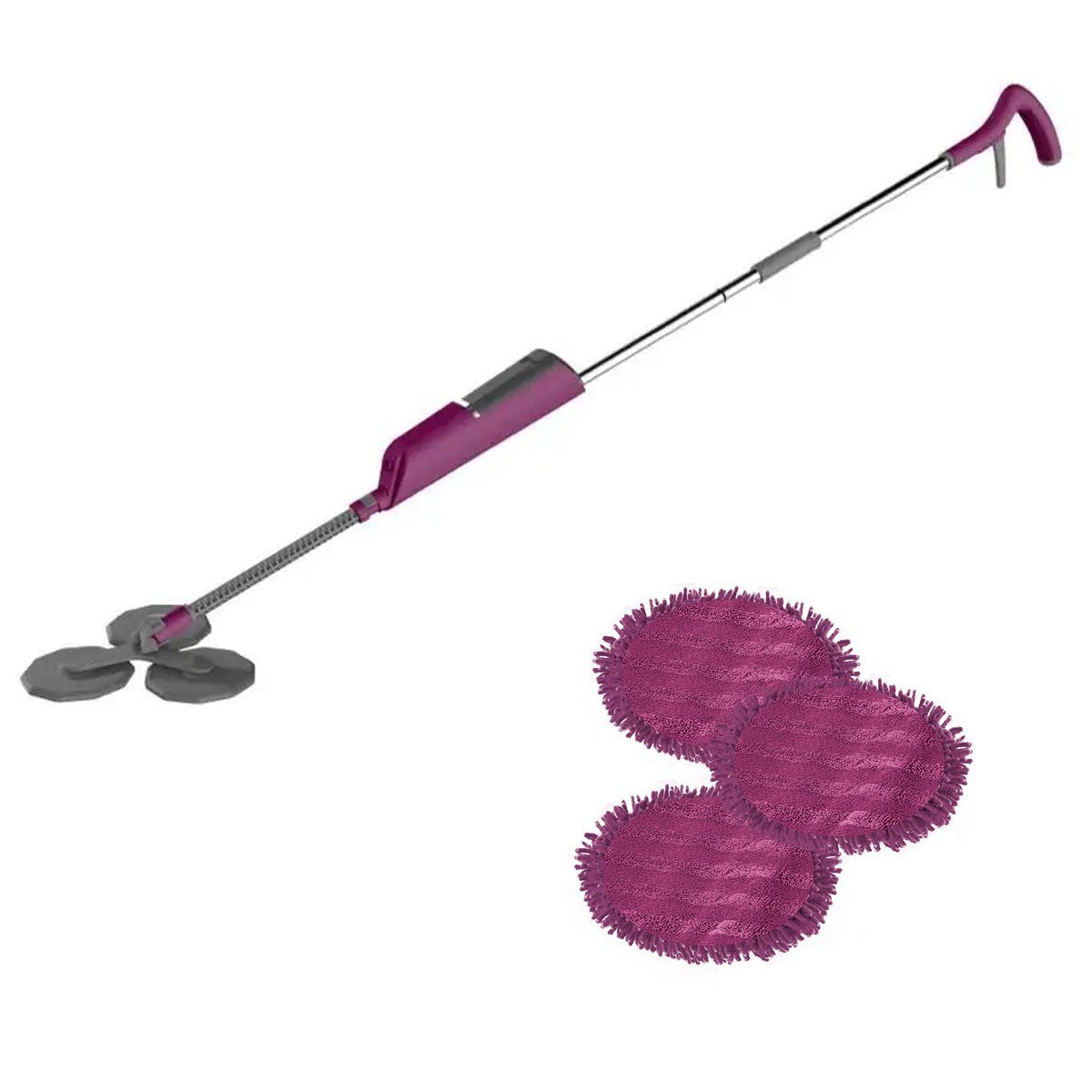 Best Direct® Sprühwischer Tri Xpress Mop® (5-tlg) 3-in1 Bodenwischer mit flexiblem Arm, 0,5 Liter Wassertank
