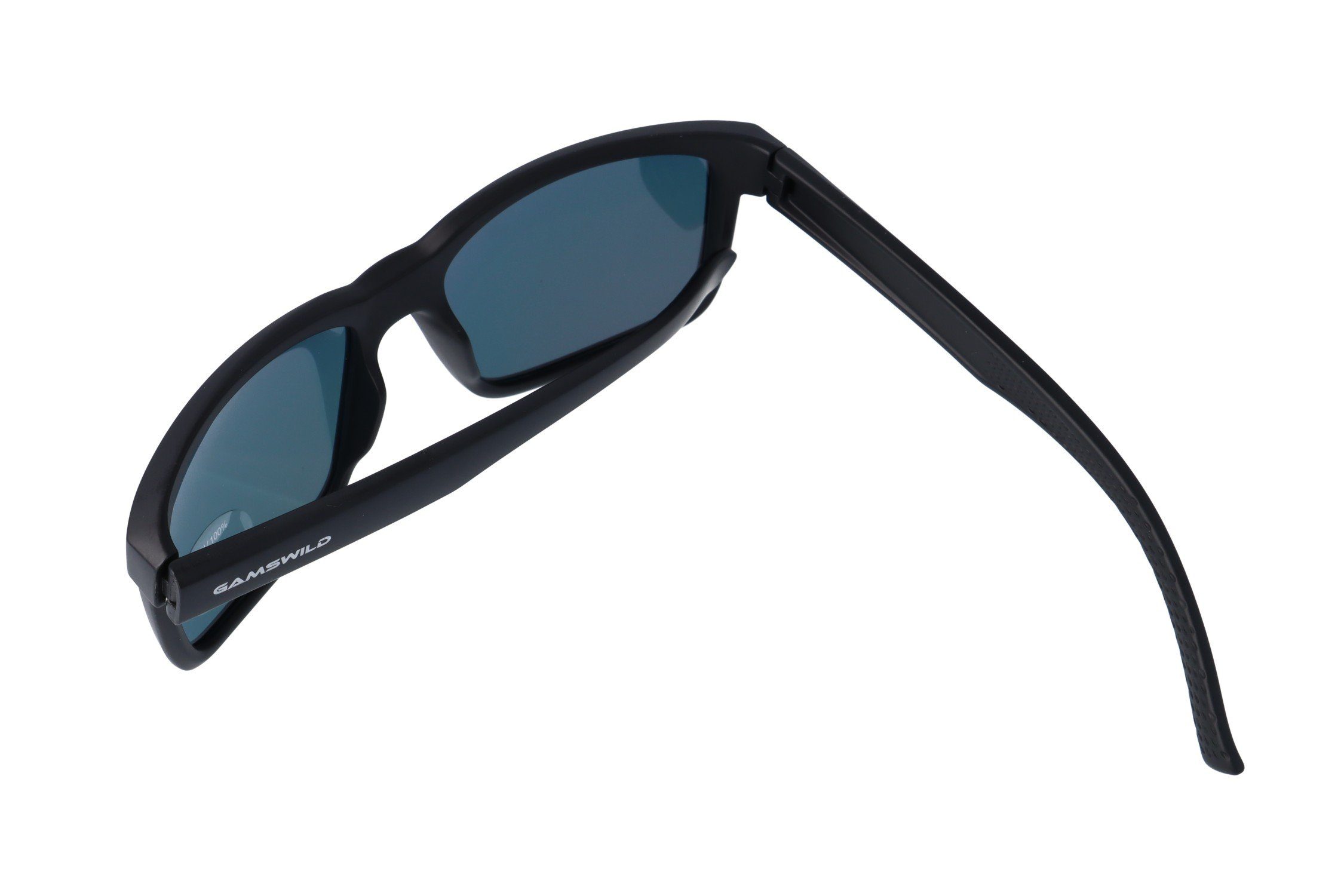 Gamswild Sonnenbrille UV400 Sportbrille Skibrille Fahrradbrille polarisiert verspiegelte Gläser Damen Herren Unisex schmale Modell WM7432 in blau, grau, rot