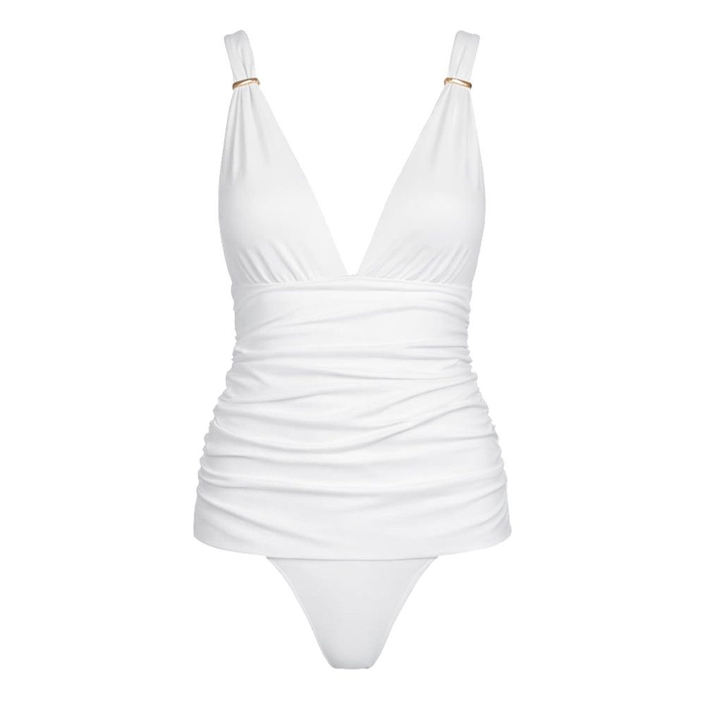 SEA ME SWIM Badeanzug SARDINIA Swimsuit - white
