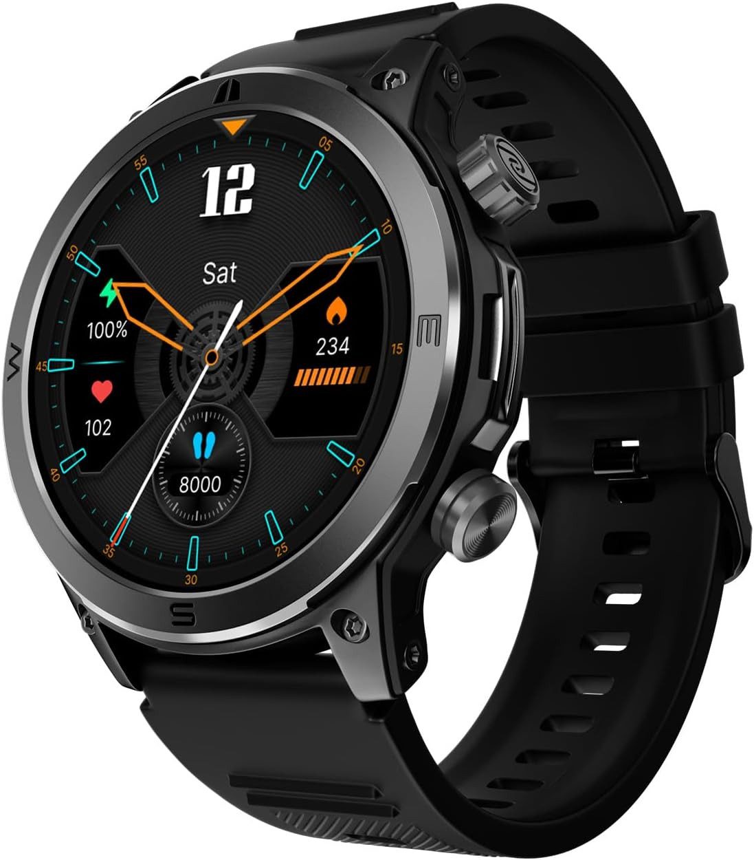 Noise Smartwatch (3,7 cm, Andriod ios), AMOLED ALWAYS-ON DISPLAY