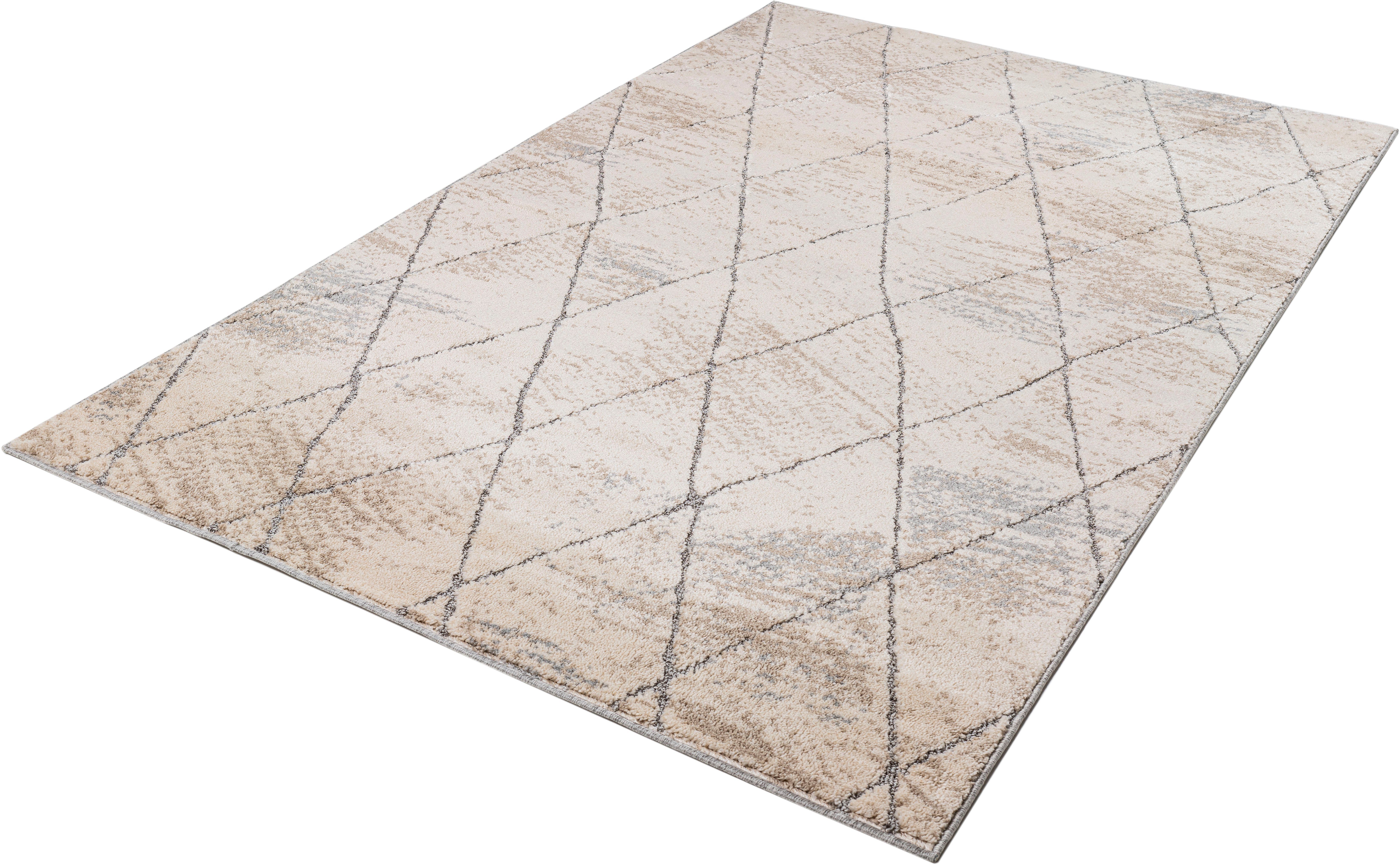 223, rechteckig, ASTRA, geeignet und 12 mm, Höhe: Teppich Solero In- Outdoor 6832