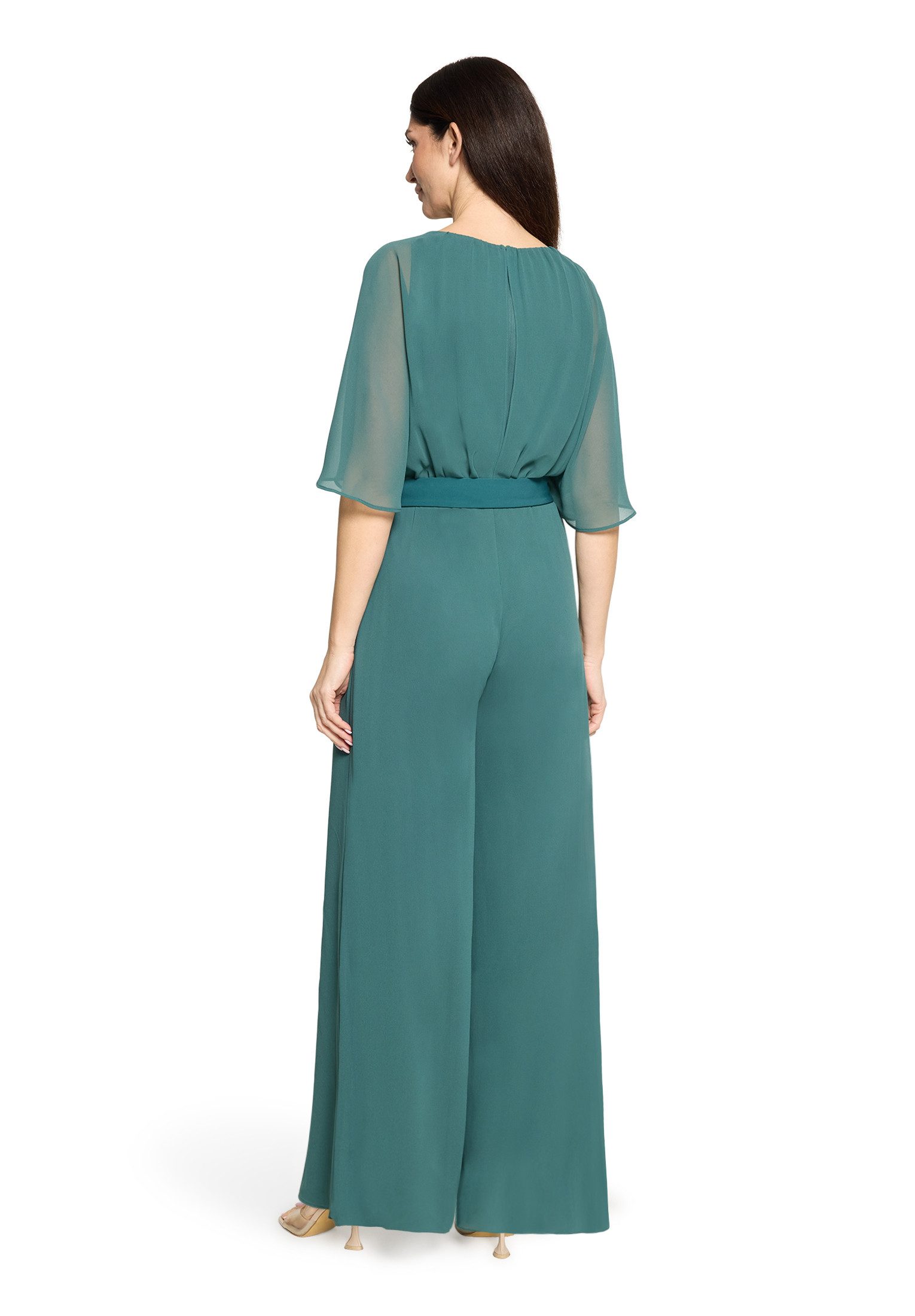 Vera Mont Overall Damen mit Bindegürtel (1-tlg) Design