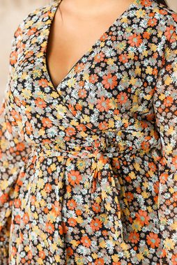 Modabout Abendkleid Langes Maxikleid Sommerkleid für große Größen - NELB0571D2530HRL (1-tlg)