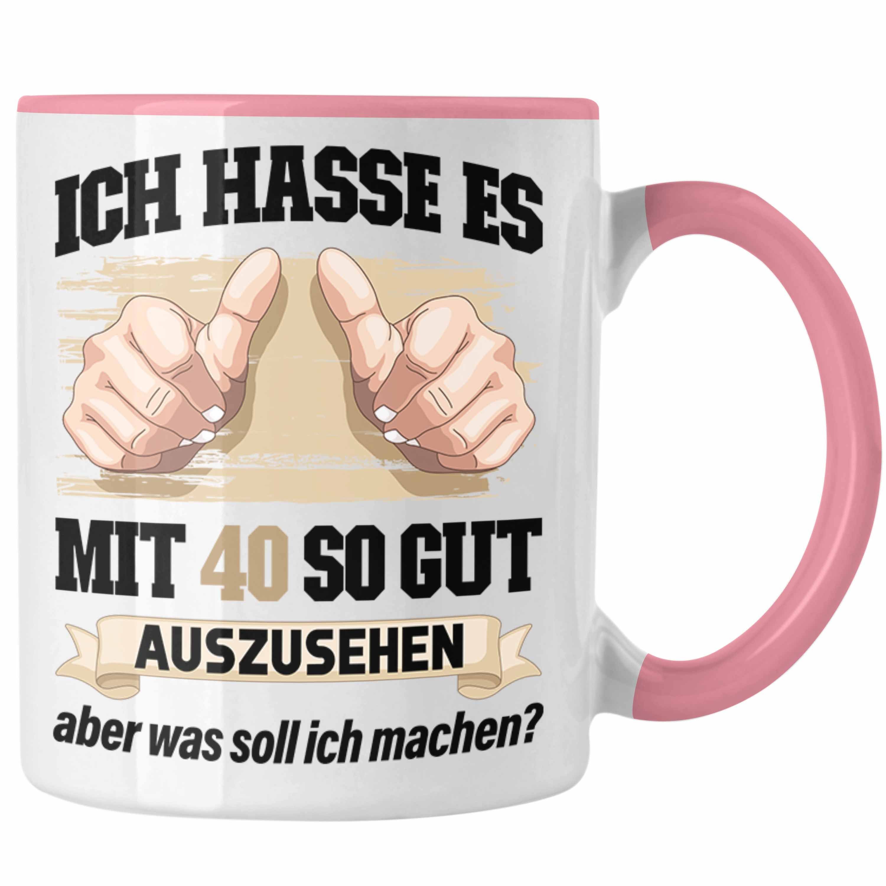 Trendation Tasse Trendation - 40. Geburtstag Tasse Frau Männer Geschenk 40er Geschenkidee 40 Mutter Vater Mann Frauen Lustig Geschenke Deko