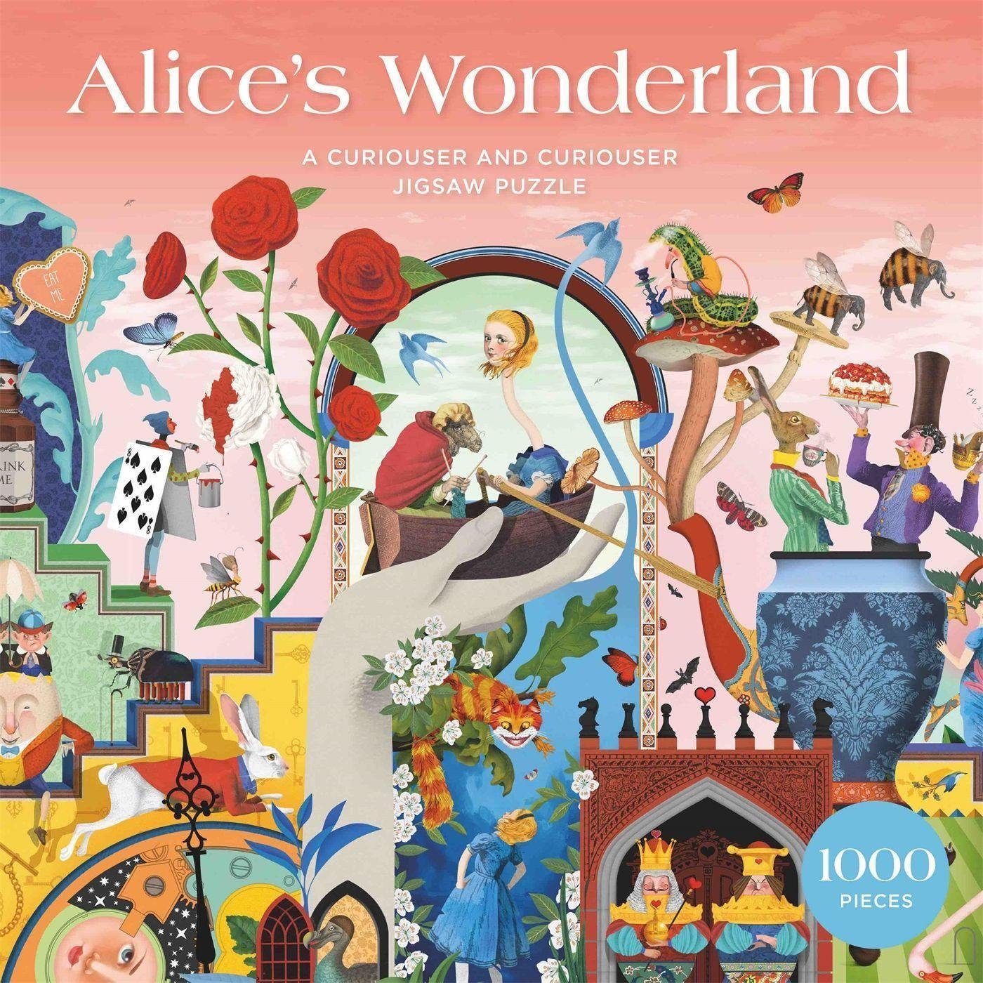 King Laurence 1000 Wonderland Puzzle, Puzzleteile 1000 Piece Puzzle Alice's