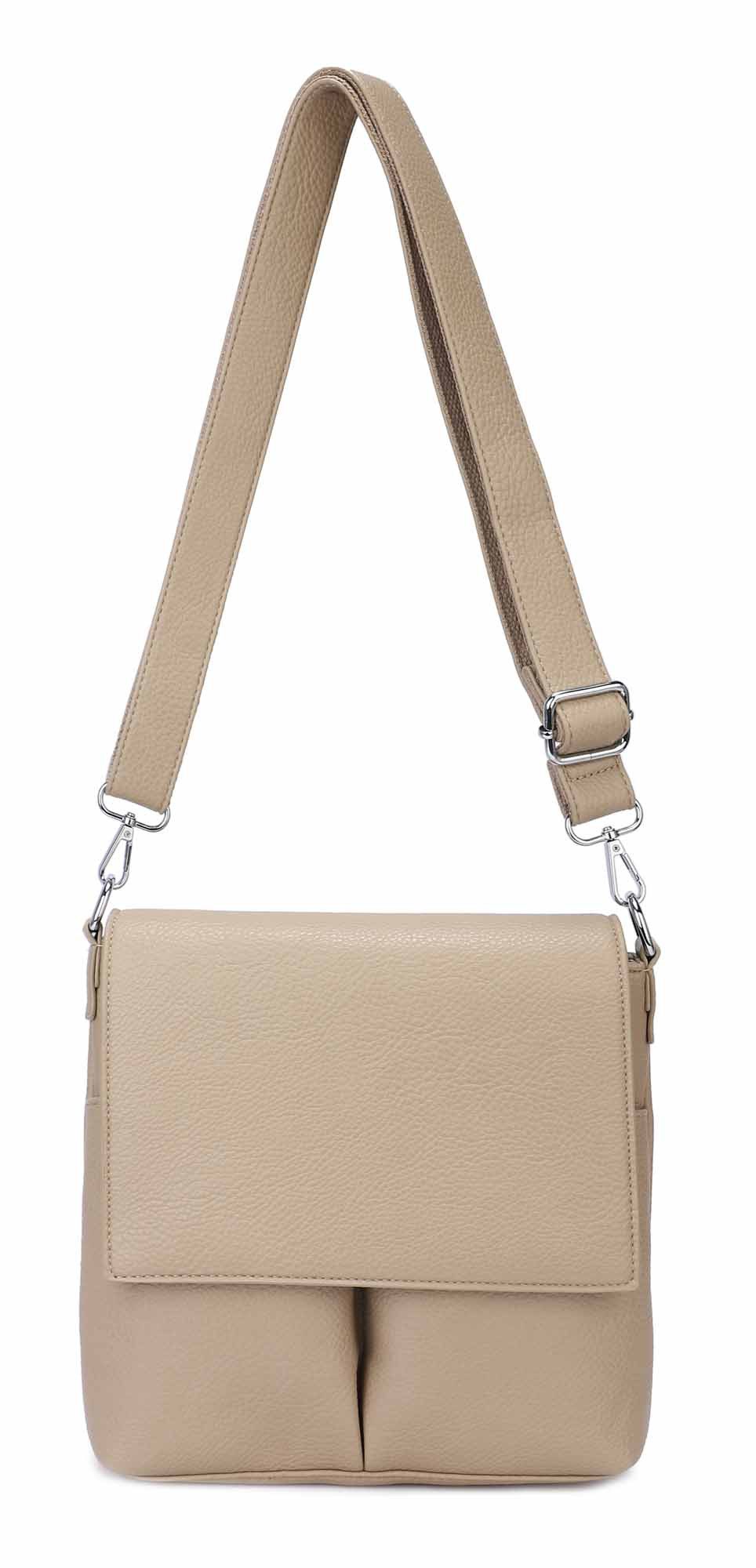 ITALYSHOP24 Schultertasche Damen Tasche Crossbody Umhängetasche Shopper Tab günstig online kaufen