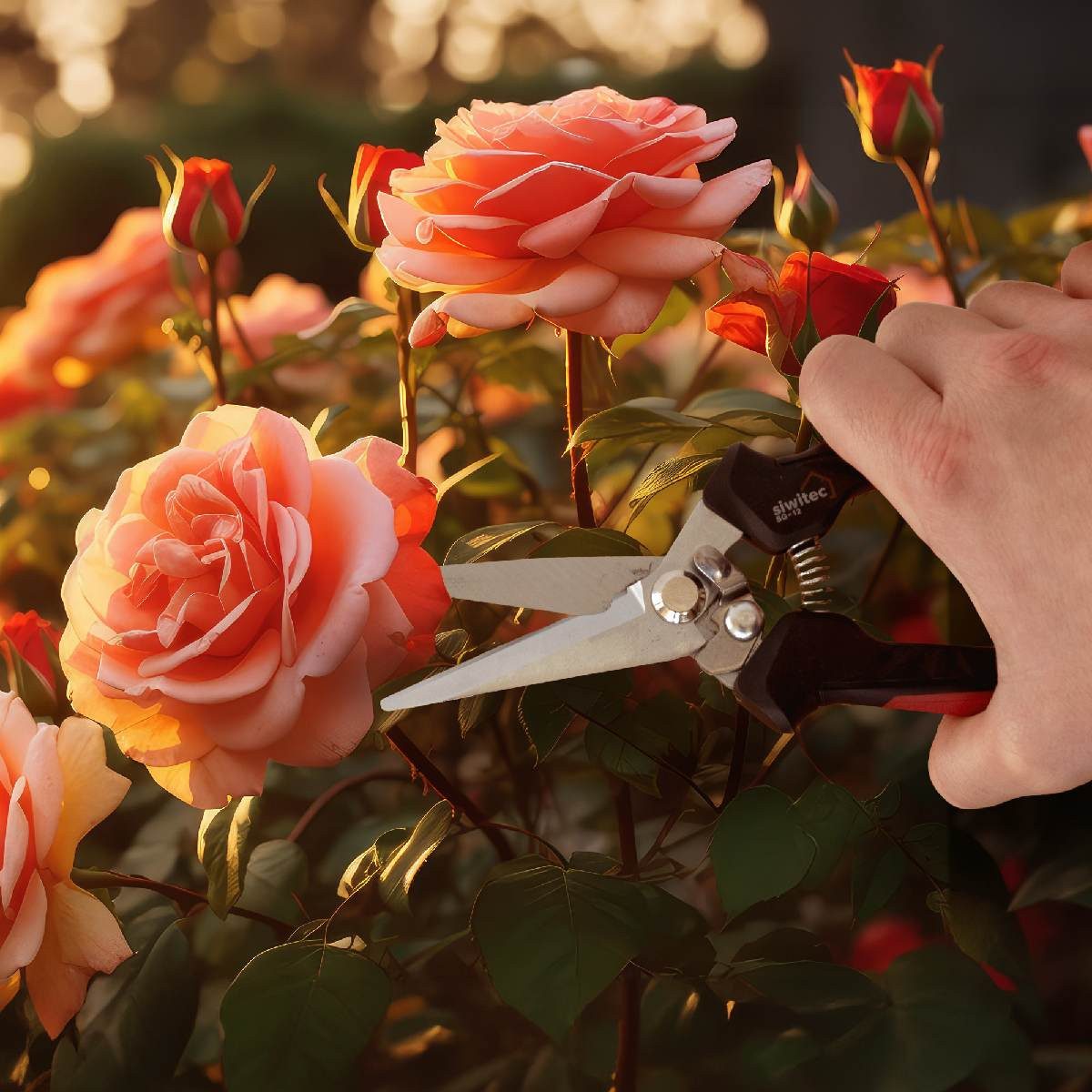 siwitec Gartenschere Gartenschere SG-12 mit gerader günstig online kaufen
