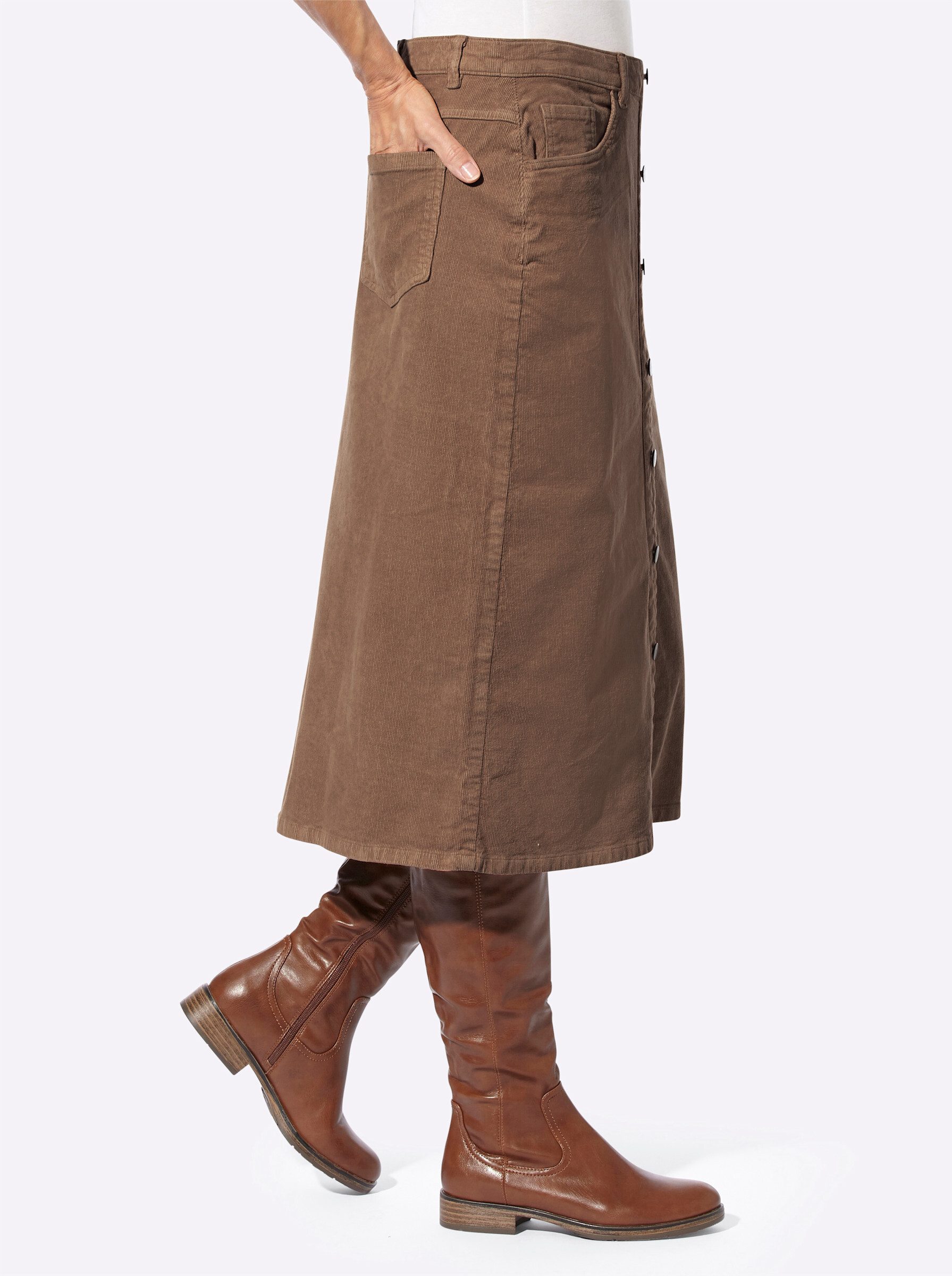 Witt A-Linien-Rock Cordrock . günstig online kaufen