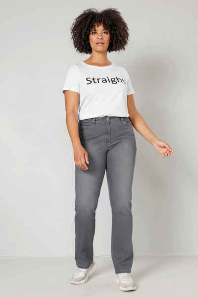 Dollywood Regular-fit-Jeans Jeans Straight Fit 5-Pocket
