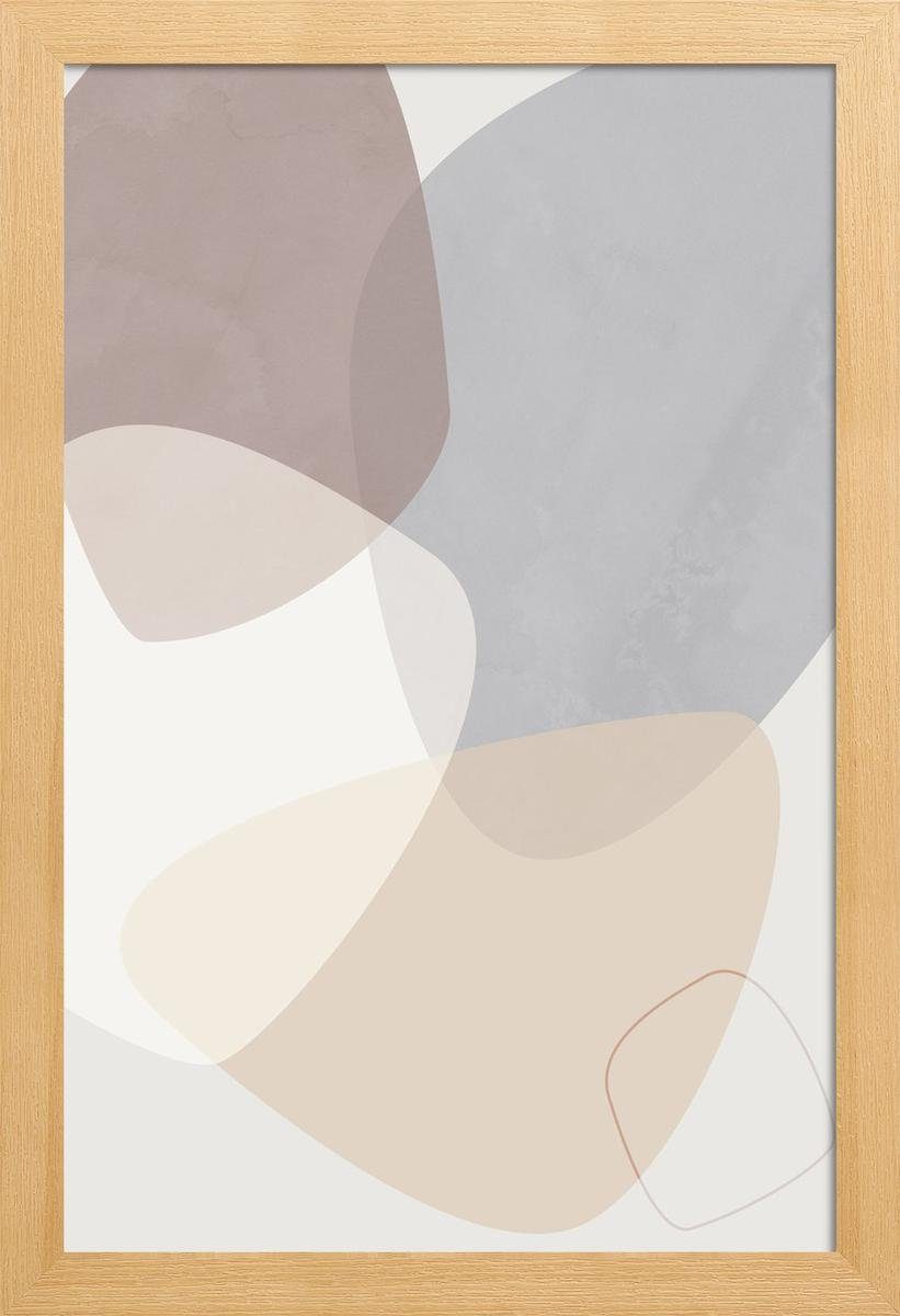 Juniqe Poster Poster mit Holzrahmen, Mareike Böhmer (1 St), Fine-Art-Print in Galeriequalität mit einem 1 cm breiten, weißen Rand