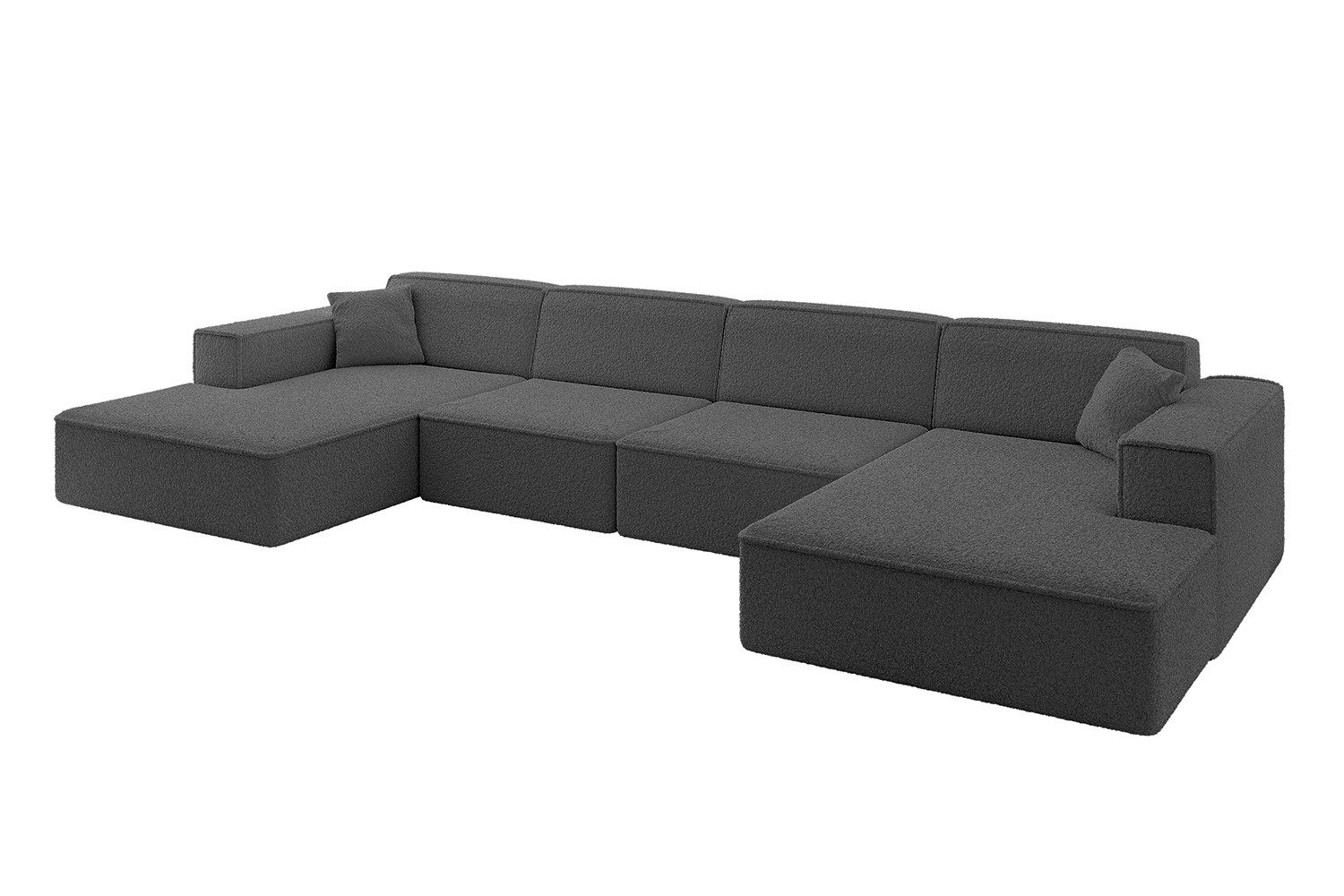 ALTDECOR Wohnlandschaft IREA-U2-v4, Sofa Praktische Bequeme Funktionsecke Couch U-Form Eckcouch, Corner Sofa U-Form Vielseitige Sofa Wohnlandschaft Wohnzimmer