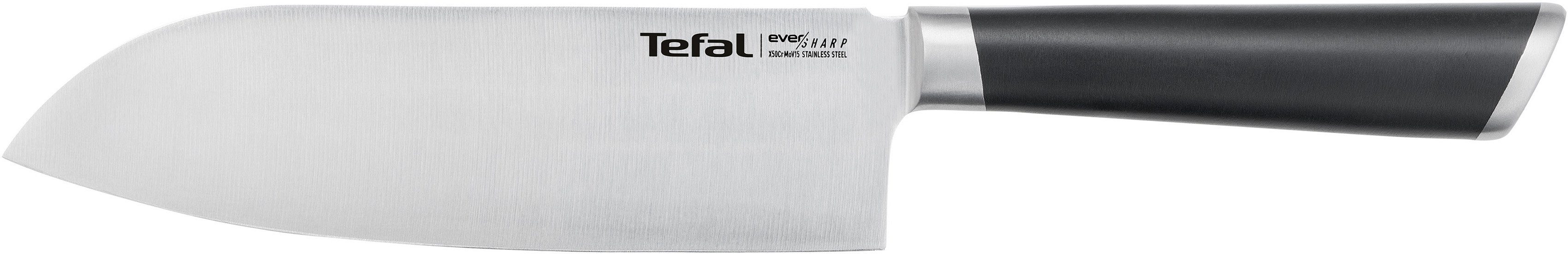 Tefal Messer-Set K25790 Ever Sharp S (Set, 2-tlg), Edelstahl, lang anhaltende Schneidleistung und Schärfe