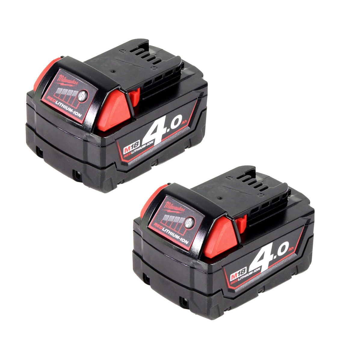 Milwaukee Akku Starter 18V Set mit 2x M18 B4 Akku 4,0Ah (4932430063) Akkupacks