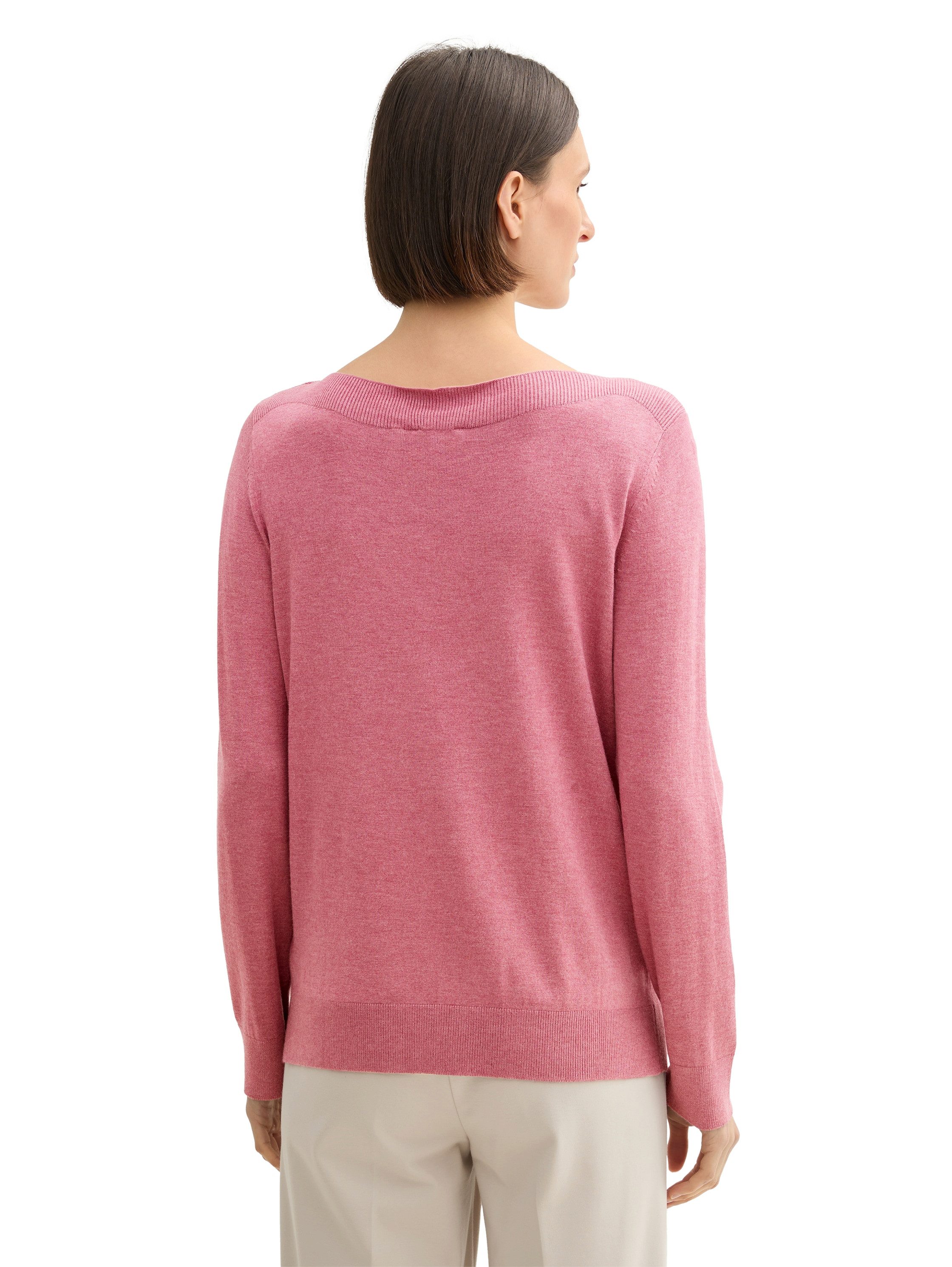 TOM TAILOR Longpullover mit Rippbündchen günstig online kaufen