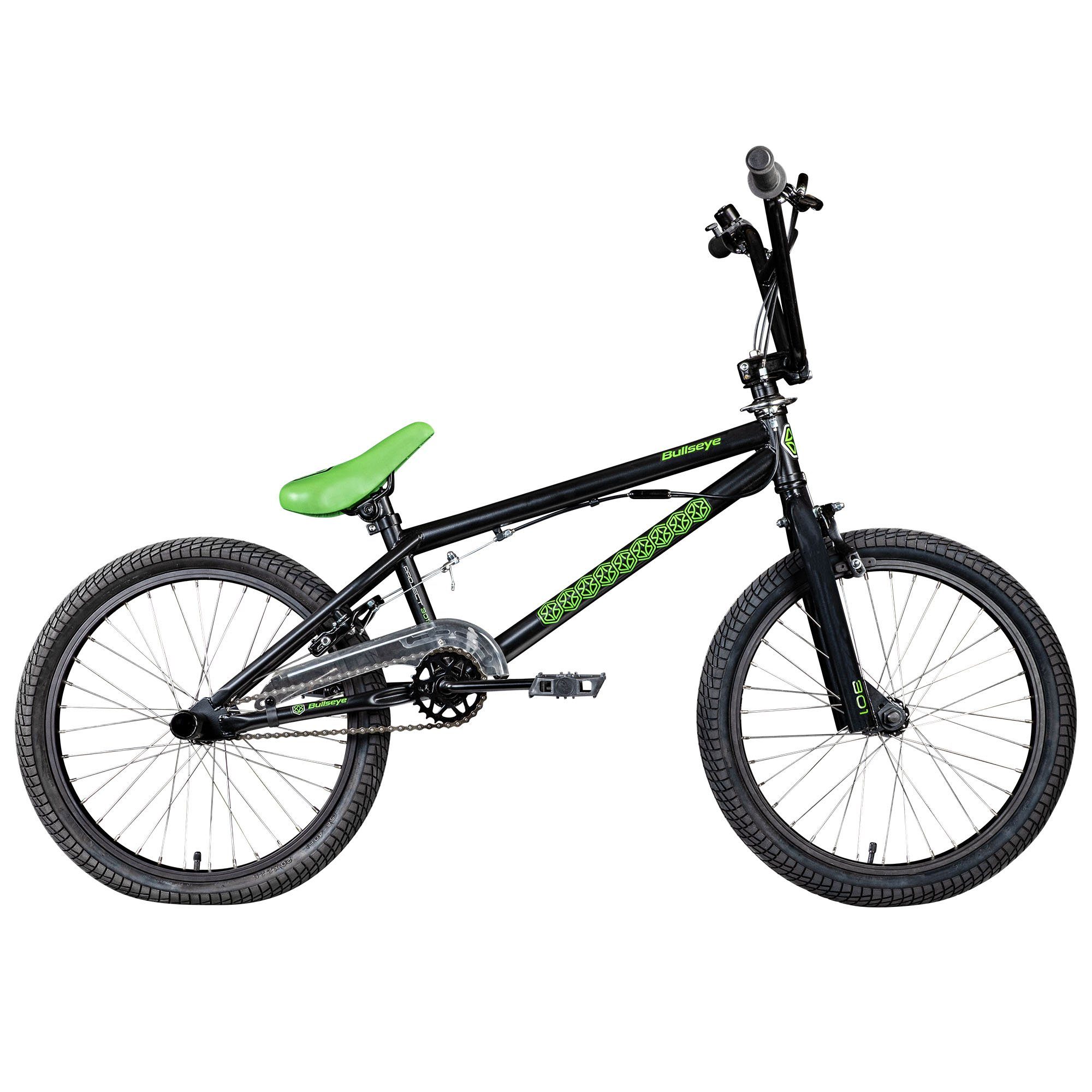 bullseye BMX-Rad Project 301, 1 Gang, BMX Rad 20 Zoll Fahrrad 2 Pegs 360° Rotor Jugendliche Erwachsene