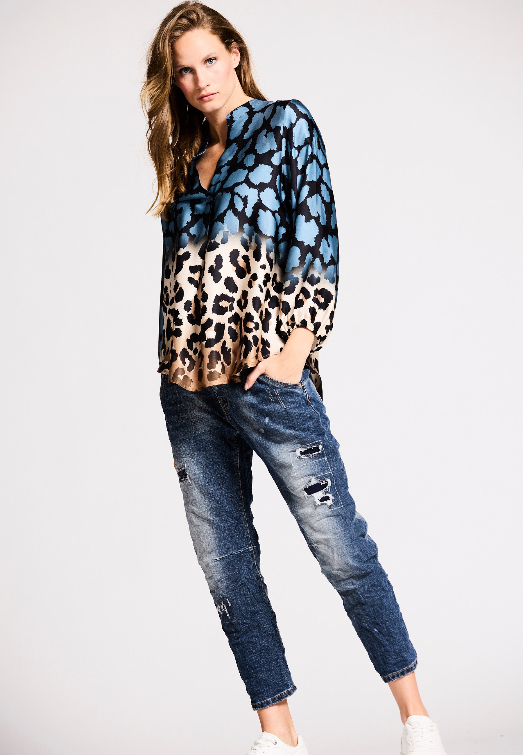 Andijamo-Fashion Druckbluse LEO ART PRINT günstig online kaufen