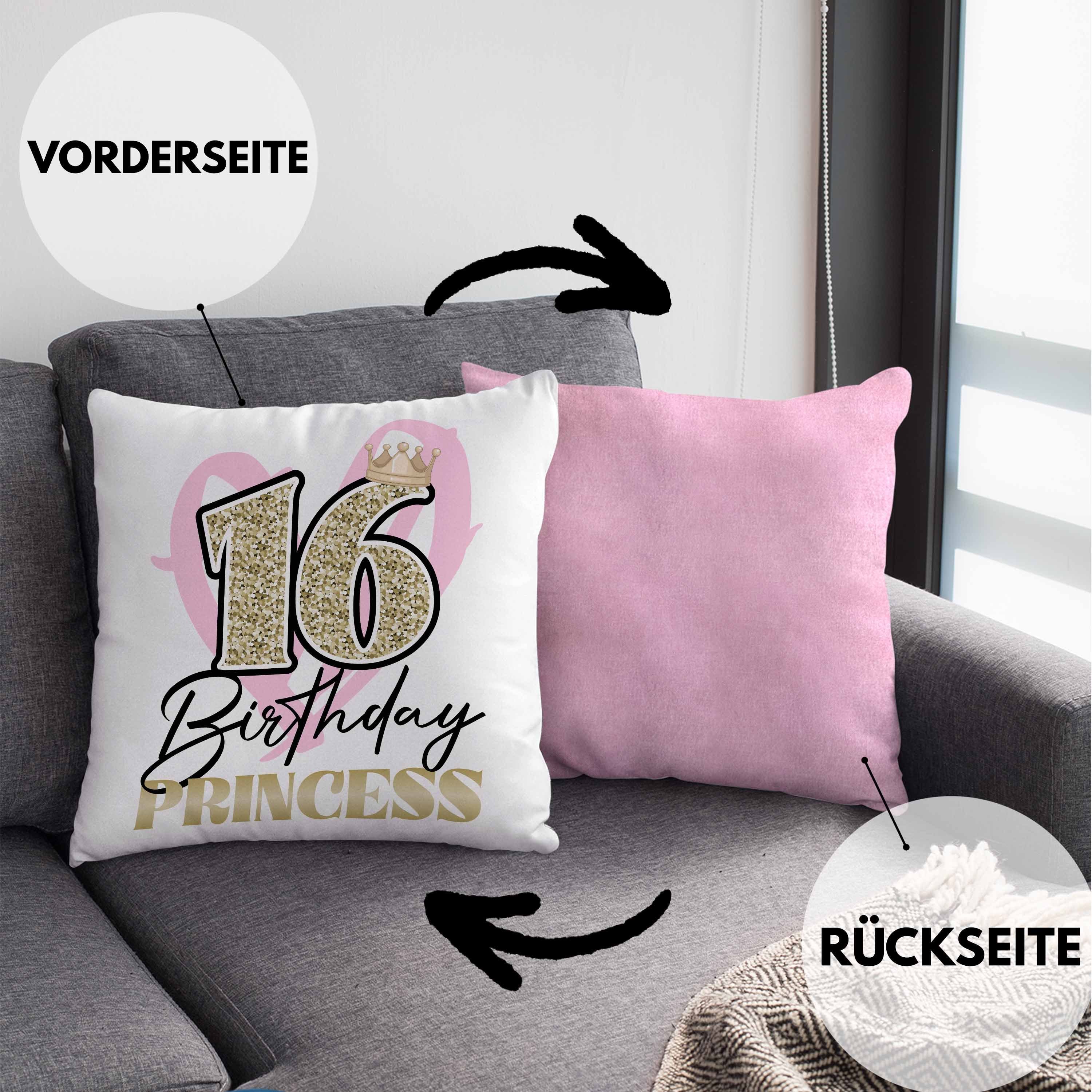 Trendation Dekokissen Trendation - 16. Geburtstag Geschenk Kissen Mädchen G günstig online kaufen