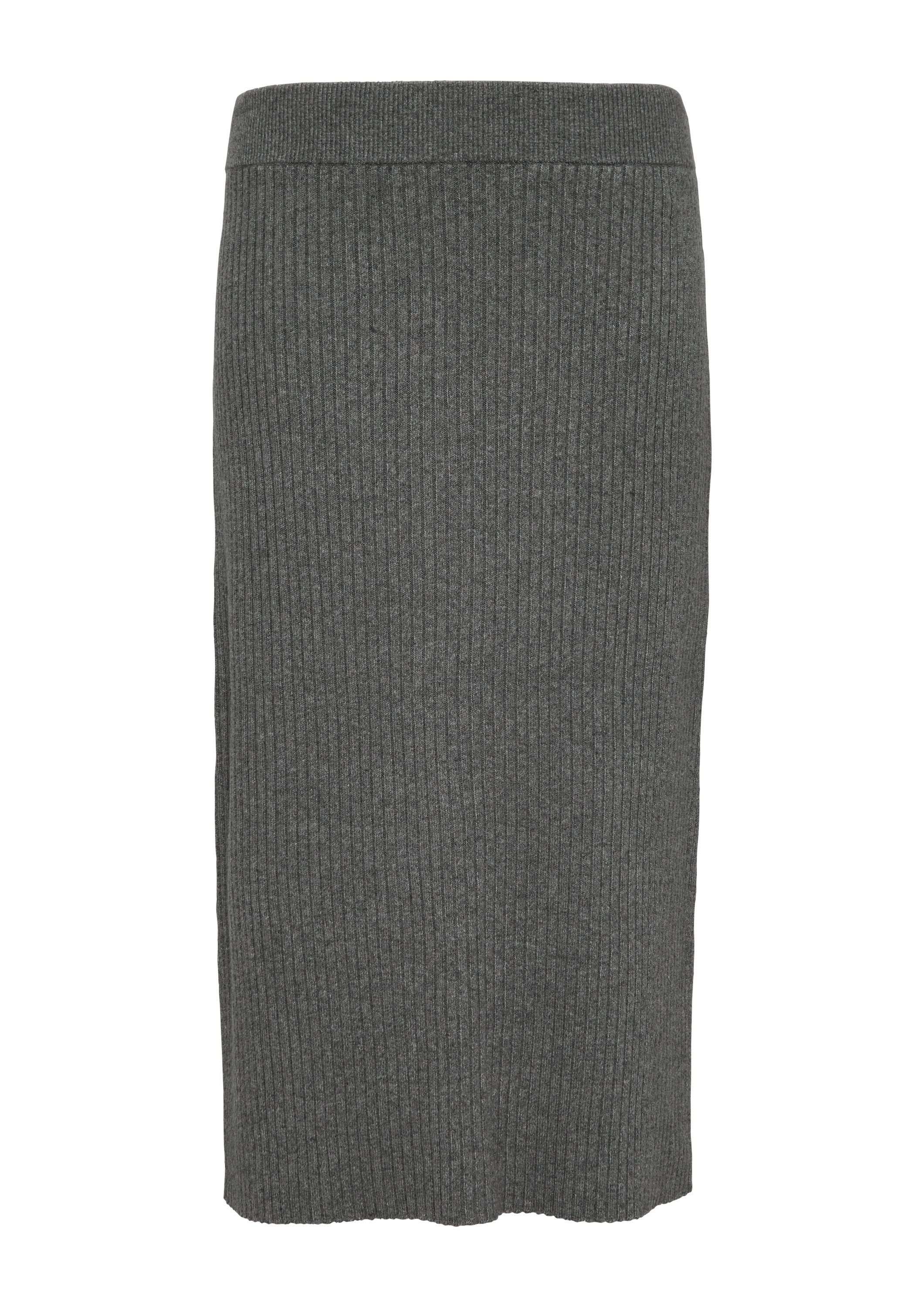 s.Oliver Midirock Rock Elastischer Midi-Strickrock mit Seitenschlitz günstig online kaufen