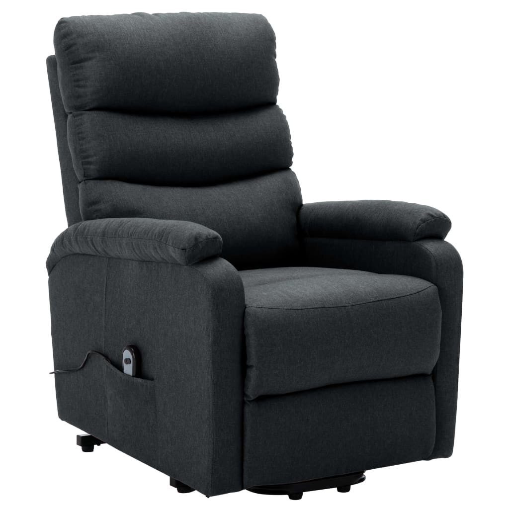 vidaXL Sessel Aufstehsessel Dunkelgrau Stoff (1-St) günstig online kaufen
