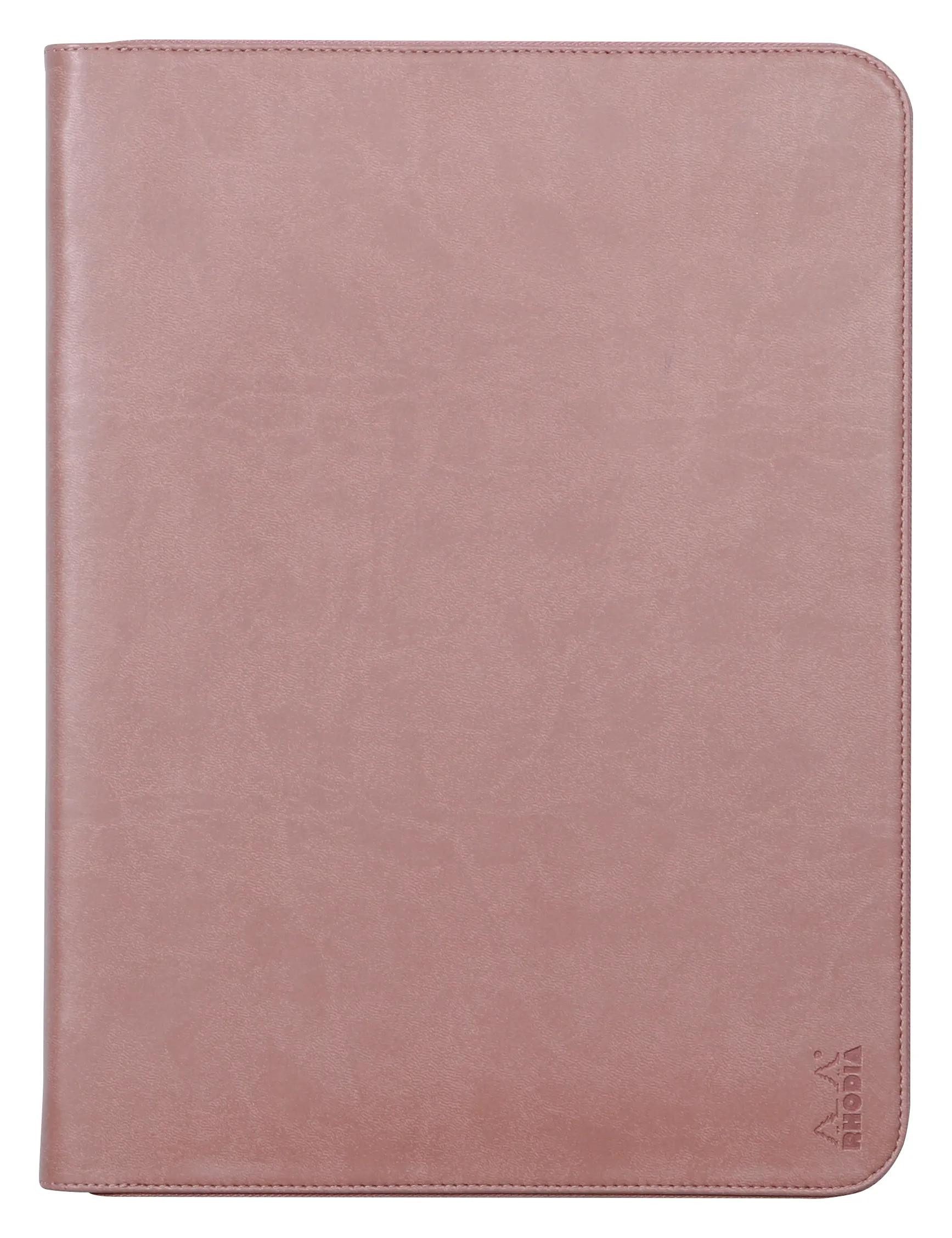 EXACOMPTA Aktentasche Konferenzmappe großes Modell 25,5x34 cm für Block A4 Rosenholz 168124C, Rhodia, Blöcke, Hefte und Notizbücher