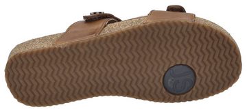 Josef Seibel Tonga 82 Pantolette, Plateau, Sommerschuh, Schlappen mit kleinem Blütendetail