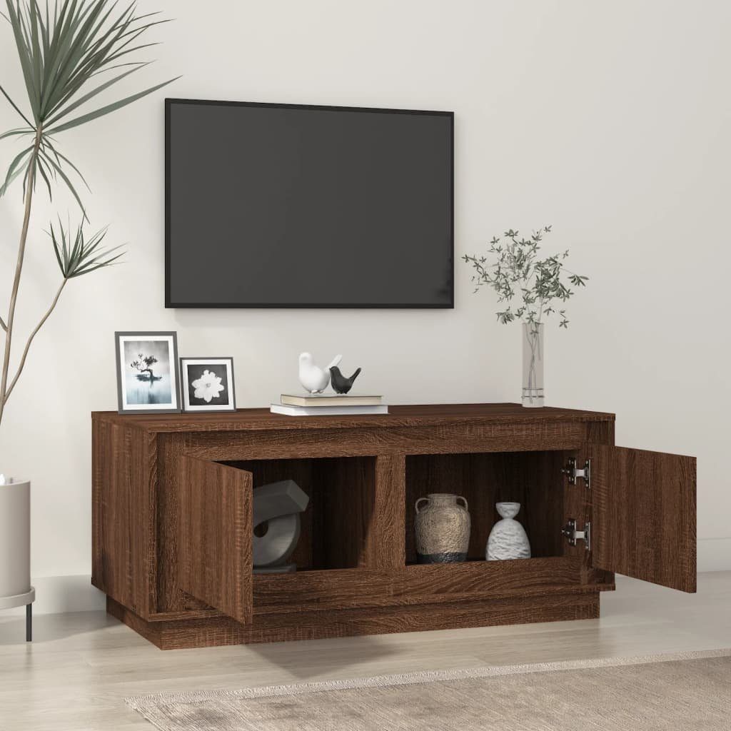 vidaXL Couchtisch Couchtisch Braun Eichen-Optik 102x50x44 günstig online kaufen