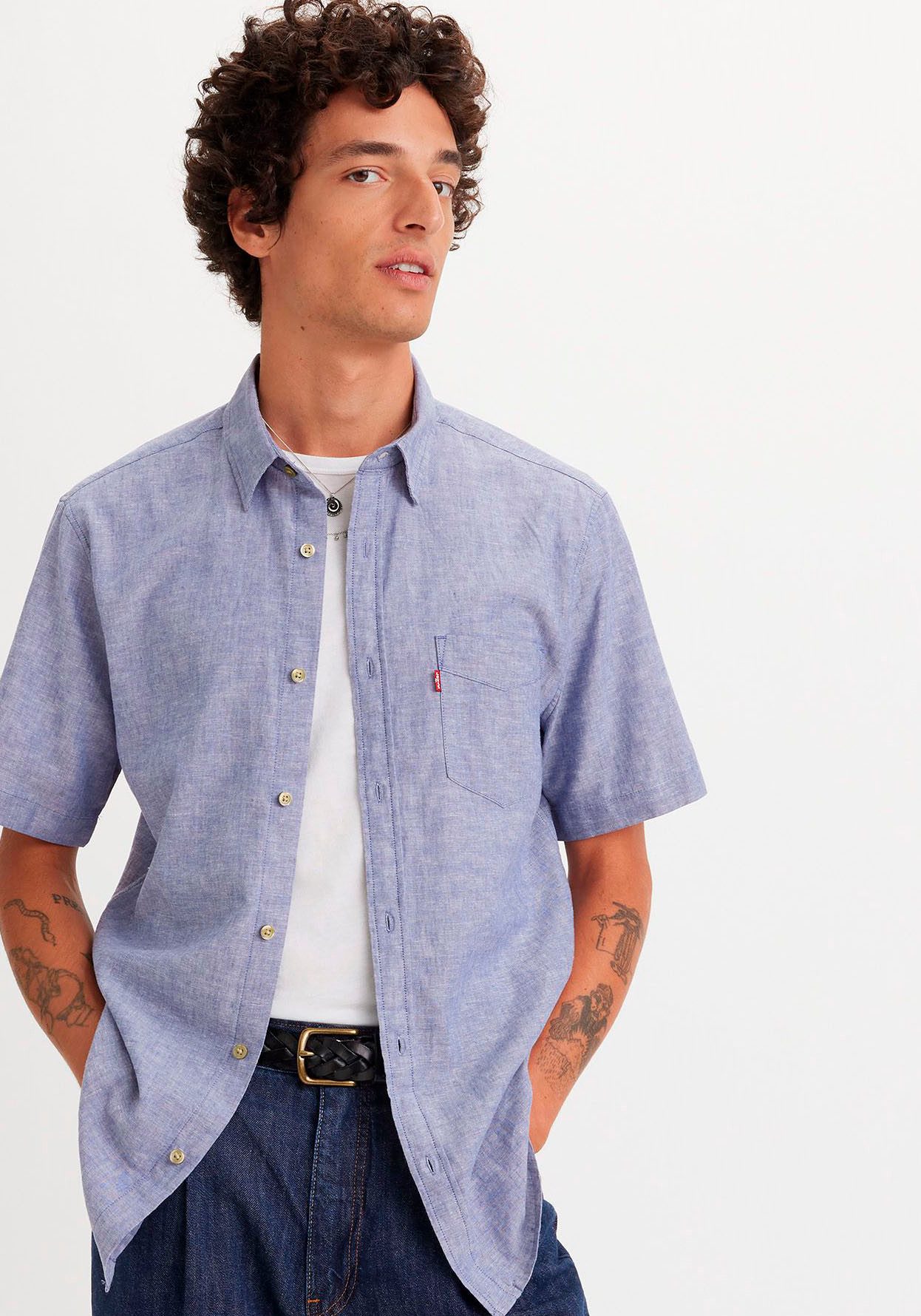 Levi's® Kurzarmhemd LS BATTERY HM SHIRT günstig online kaufen