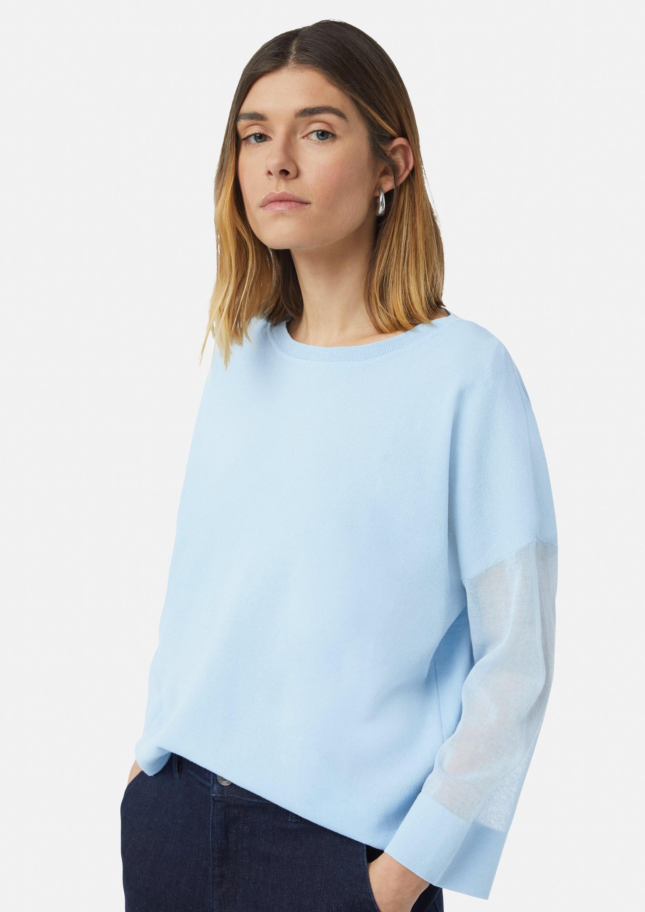 comma Longpullover Strickpullover Leichter Strickpullover im Relaxed Fit mi günstig online kaufen