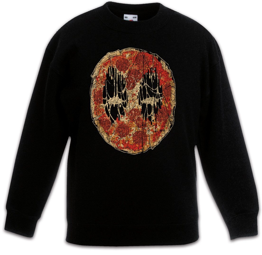 Sweatshirt Dead Pizza Face Kinderpullover Mutant Deadpool Food Italia Pizzeria