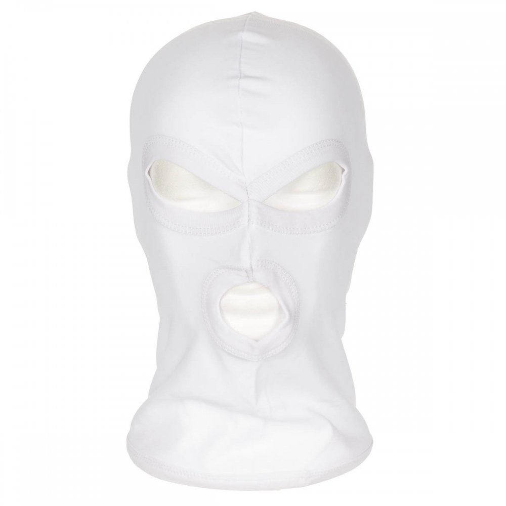 MFH Schlupfmütze Balaclava, 3-Loch, dünn, weiß, günstig online kaufen