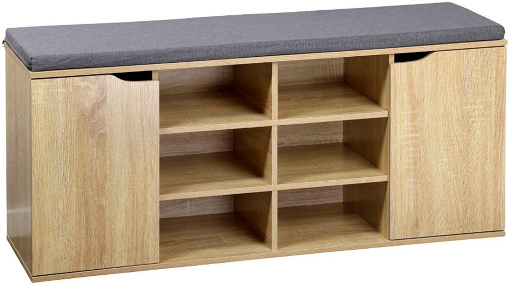 KESPER® Schuhschrank mit Sitzkissen, 2 Türen, FSC