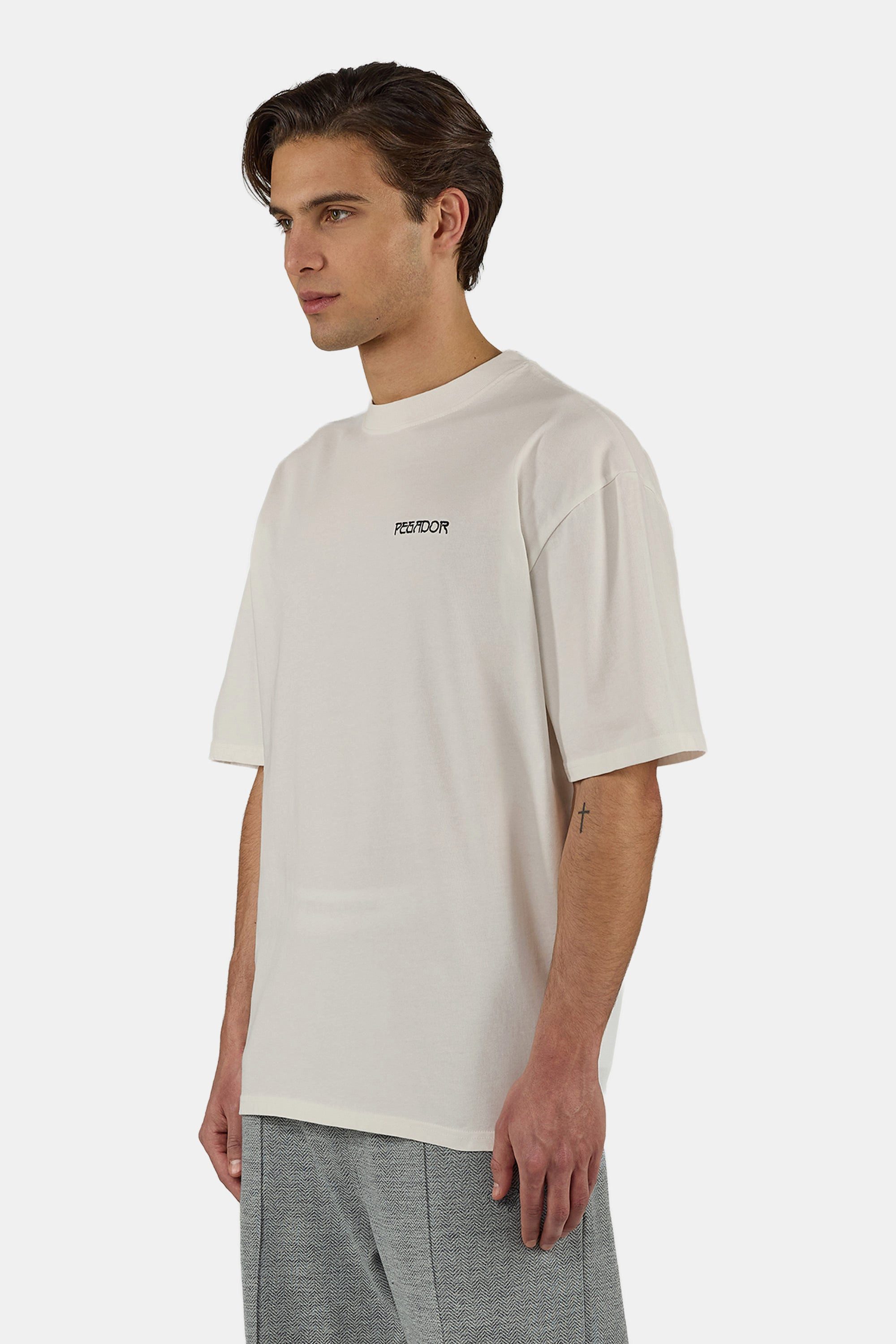 PEGADOR T-Shirt Stege Oversized Tee Baumwolle, oversize günstig online kaufen