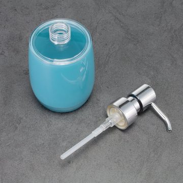 bremermann Seifenspender Bad-Serie SAVONA - Seifenspender aus Kunststoff, blau