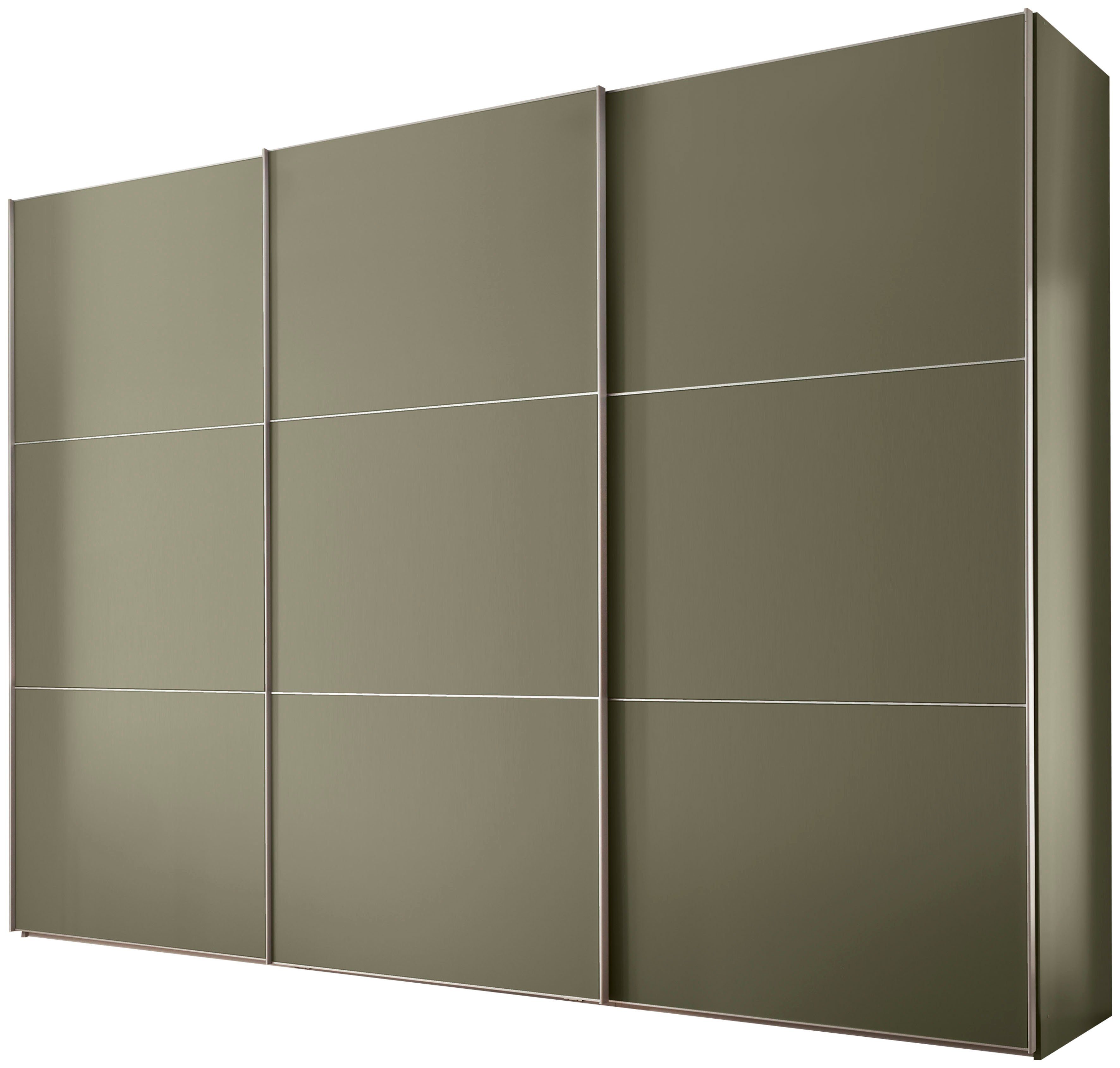 STAUD Schwebetürenschrank Includo, kurze Lieferzeit: "Premium Variante in Weiß in 249cm Breite" (3 Breiten (ca. 250, 280 oder 300cm), Höhe 222cm)