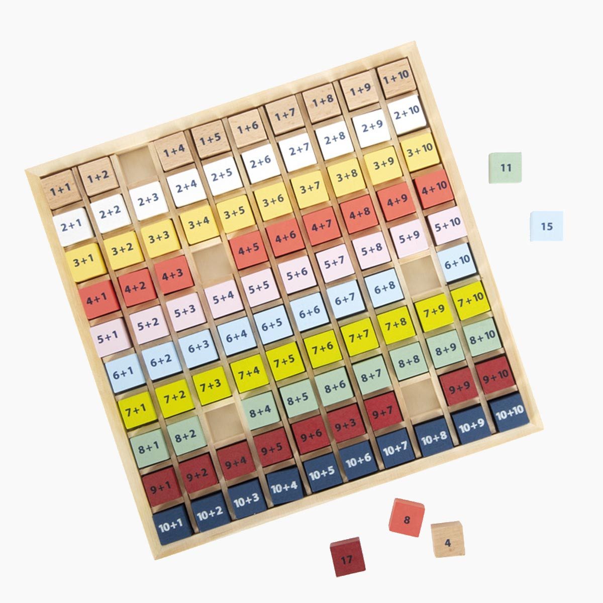 Small Foot Lernspielzeug Rechenbrett Addition Educate (packung, 101-St., set), für die spielerische Entdeckung der Zahlenwelt