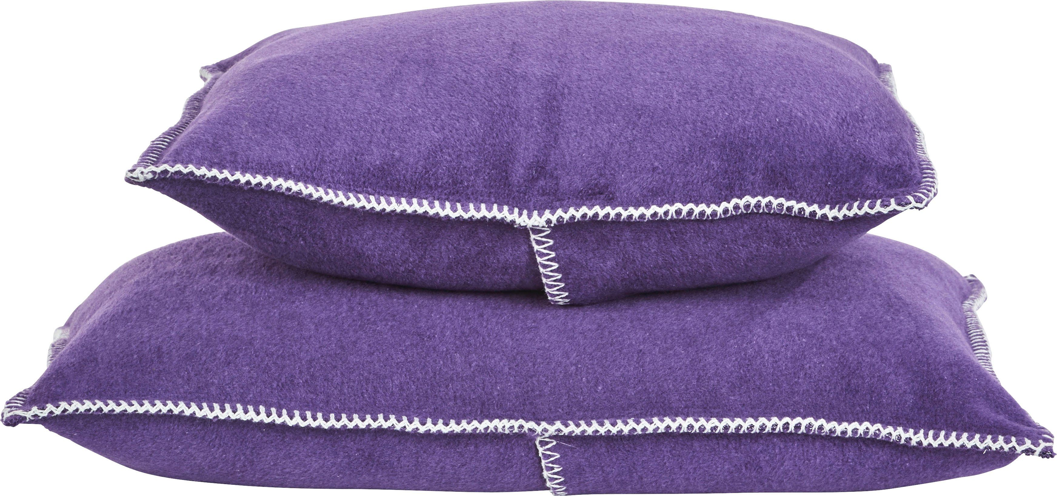 done.® Dekokissen Cozy, unifarben, Hotelverschluss, Kissenhüle ohne Füllung, 1 Stück
