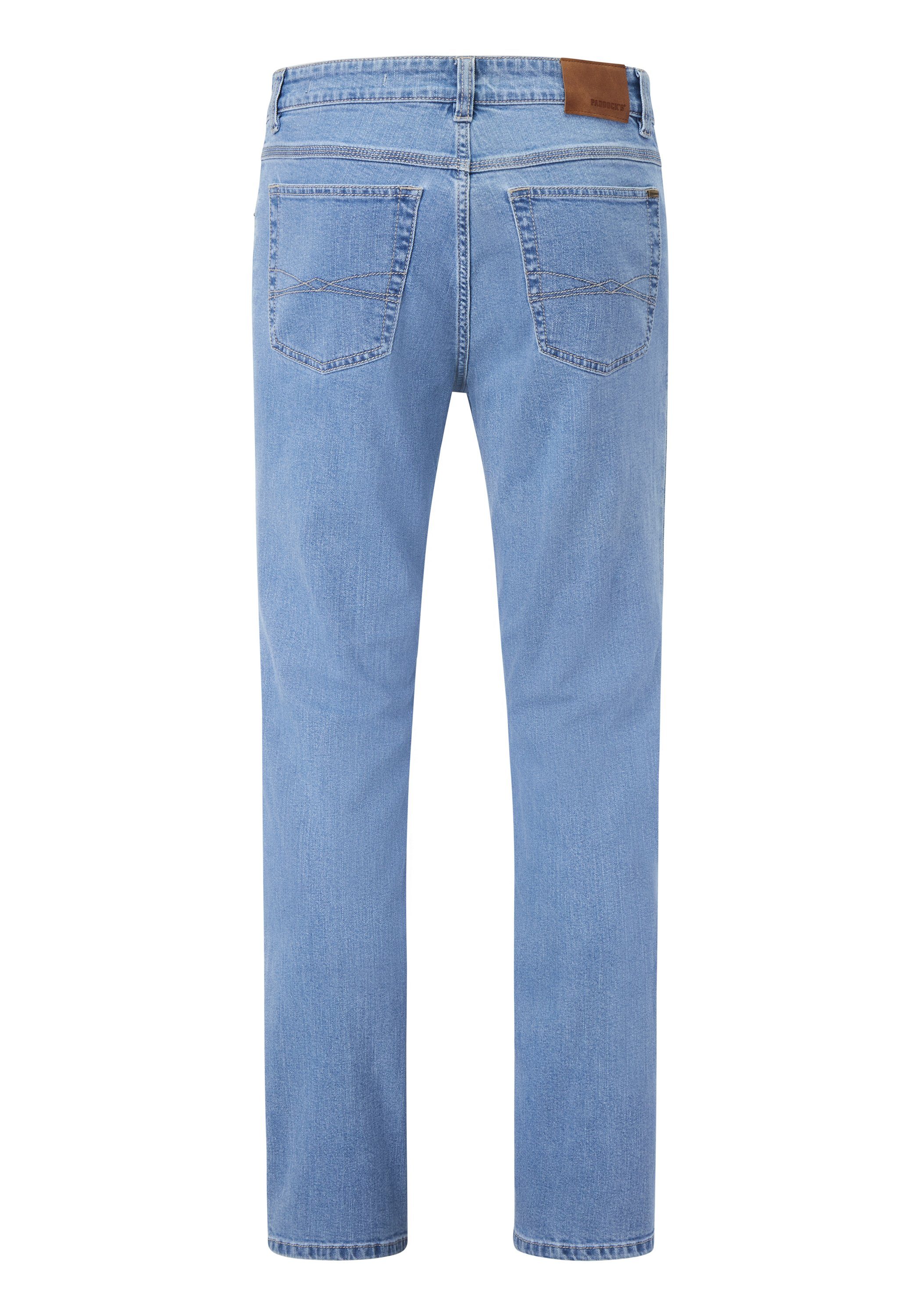 Slim-Fit Elastische PIPE Slim-fit-Jeans Paddock's PIPE blue Jeans light