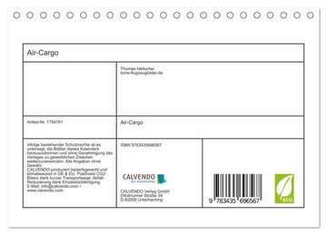 CALVENDO Wandkalender Air-Cargo (Tischkalender 2025 DIN A5 quer), CALVENDO Monatskalender