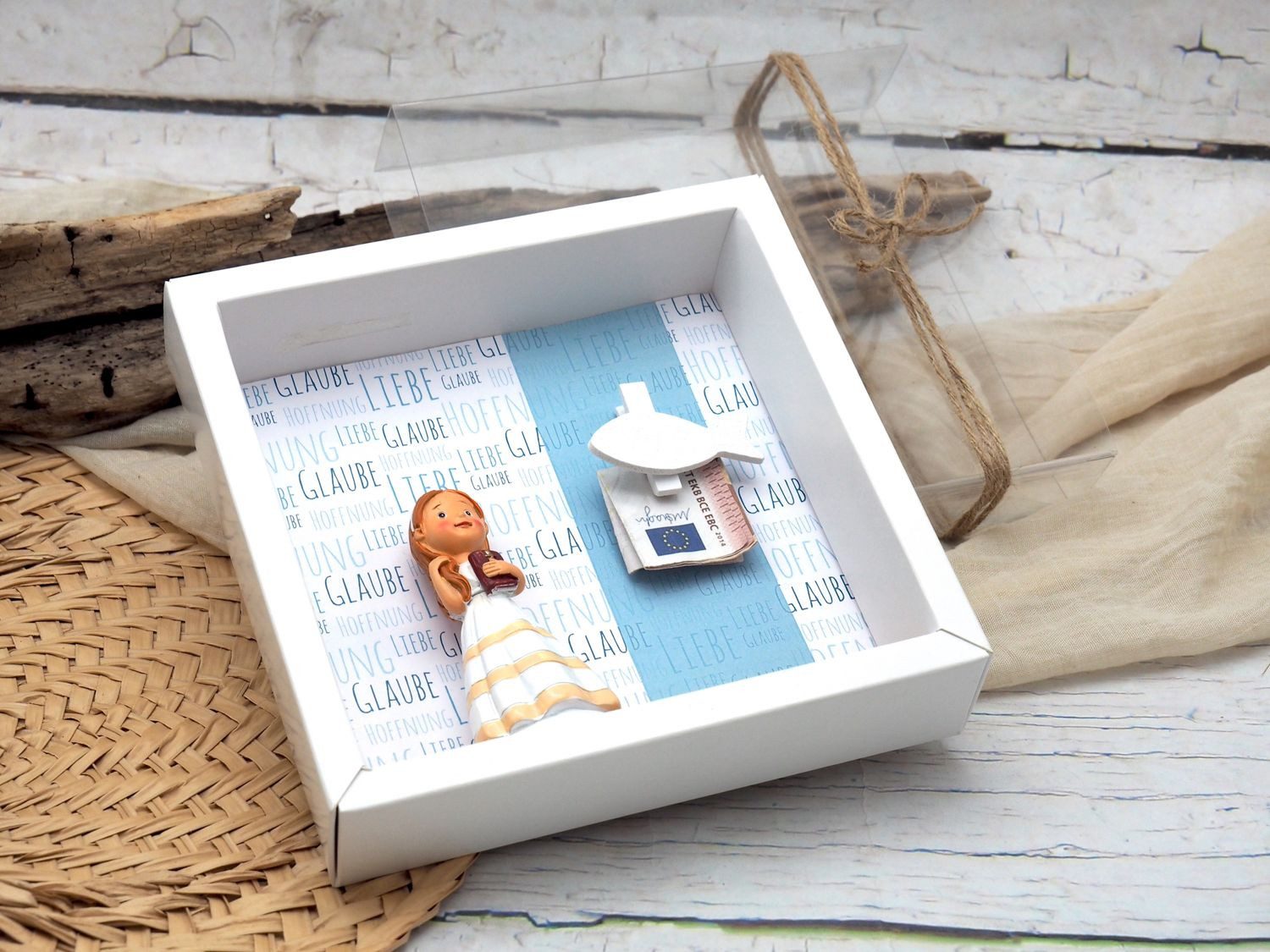 ZauberDeko Geschenkbox Geldgeschenk Kommunion Konfirmation Mädchen günstig online kaufen