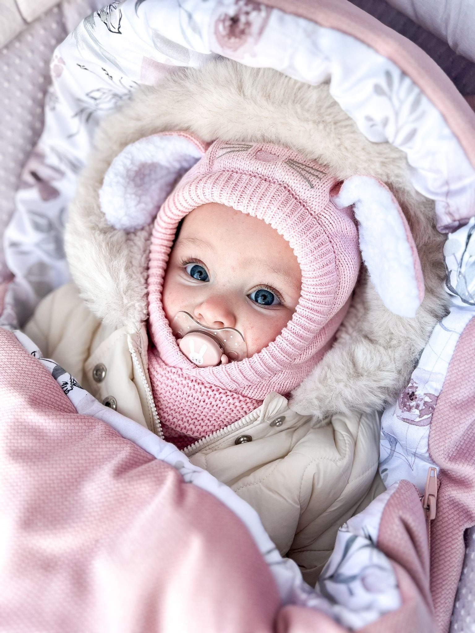 BABEES Fußsack Fußsack BABYFUßSACK für Babyschale Frühling Übergang warm mit Füllung, Einschlagdecke Fußsack Universal Baby GANZJÄHRIG – Bild 5 von 5