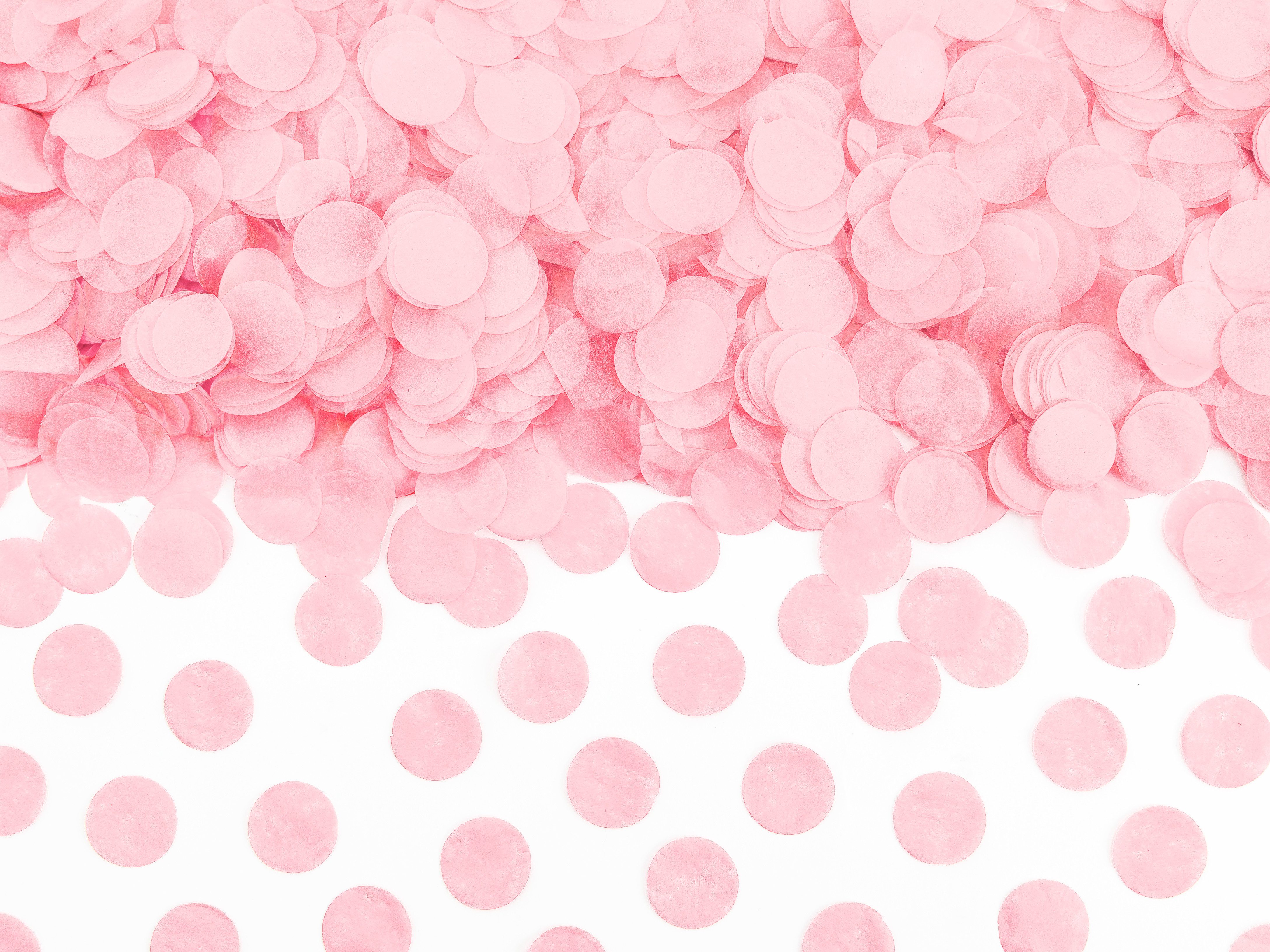 partydeco Konfetti Konfetti Kreise 15g Rosa