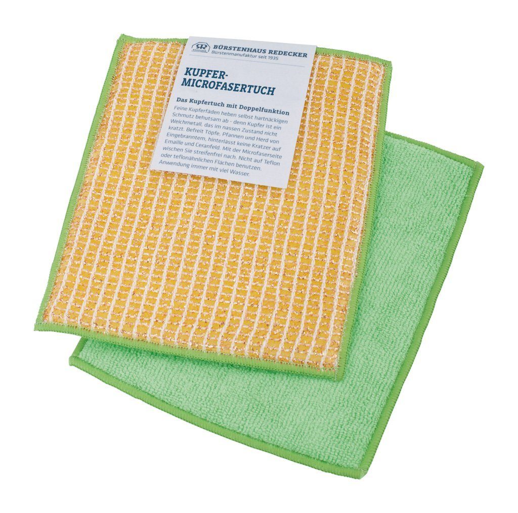 Redecker Spültuch Kupfer Microfasertuch zur Reinigung von Töpfen und Pfannen, (1-tlg)